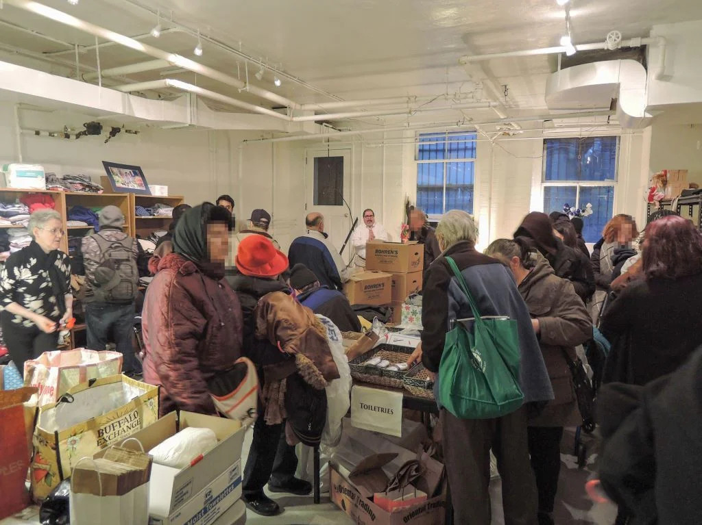 Homeless Ministry Drop-in Day on December 6 Photo by Sr. Monica Clare, C.S.J.B.