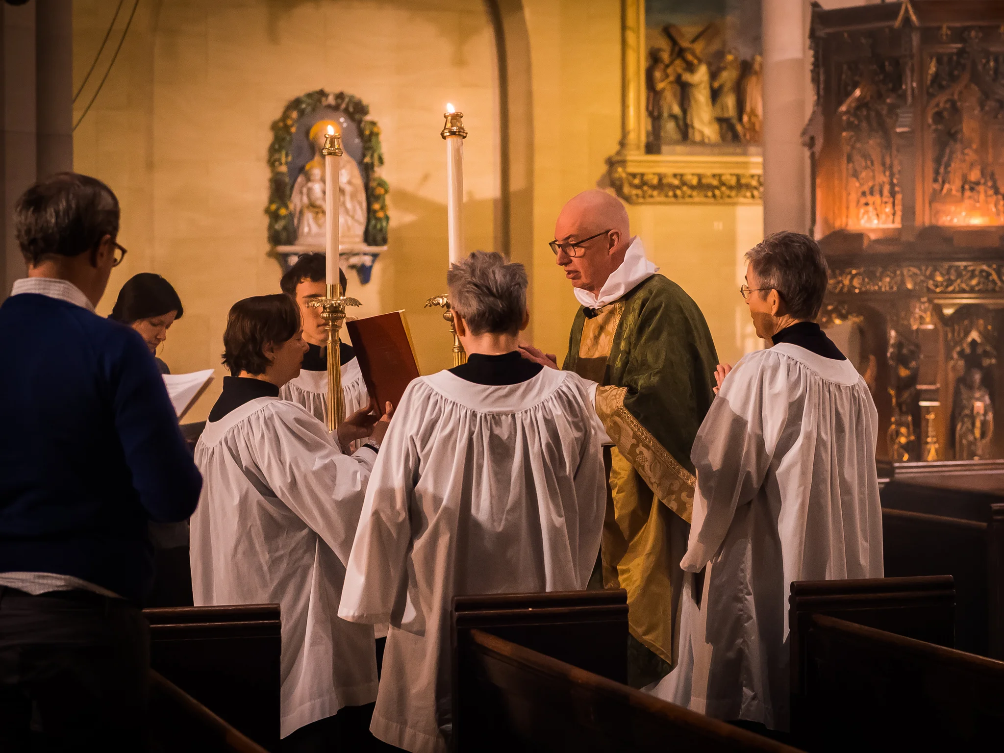 At the beginning of the proclamation of the gospel. Photo by Ricardo Gomez 