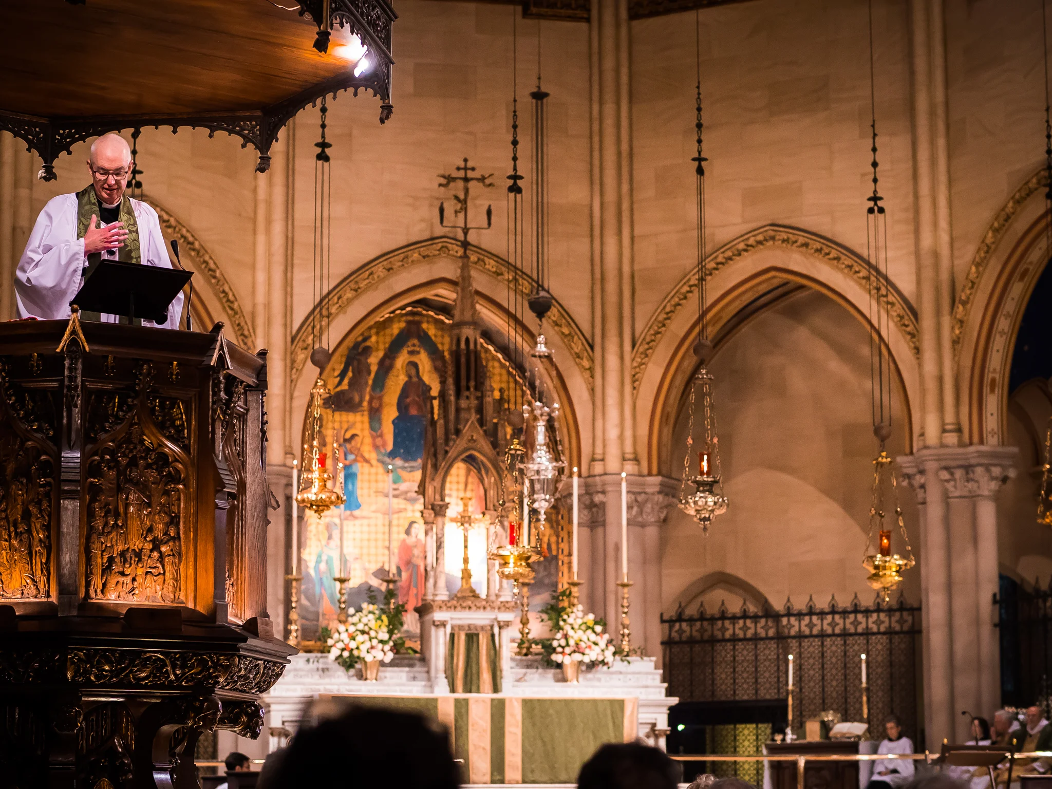 The Rector was preacher. Photo by Ricardo Gomez