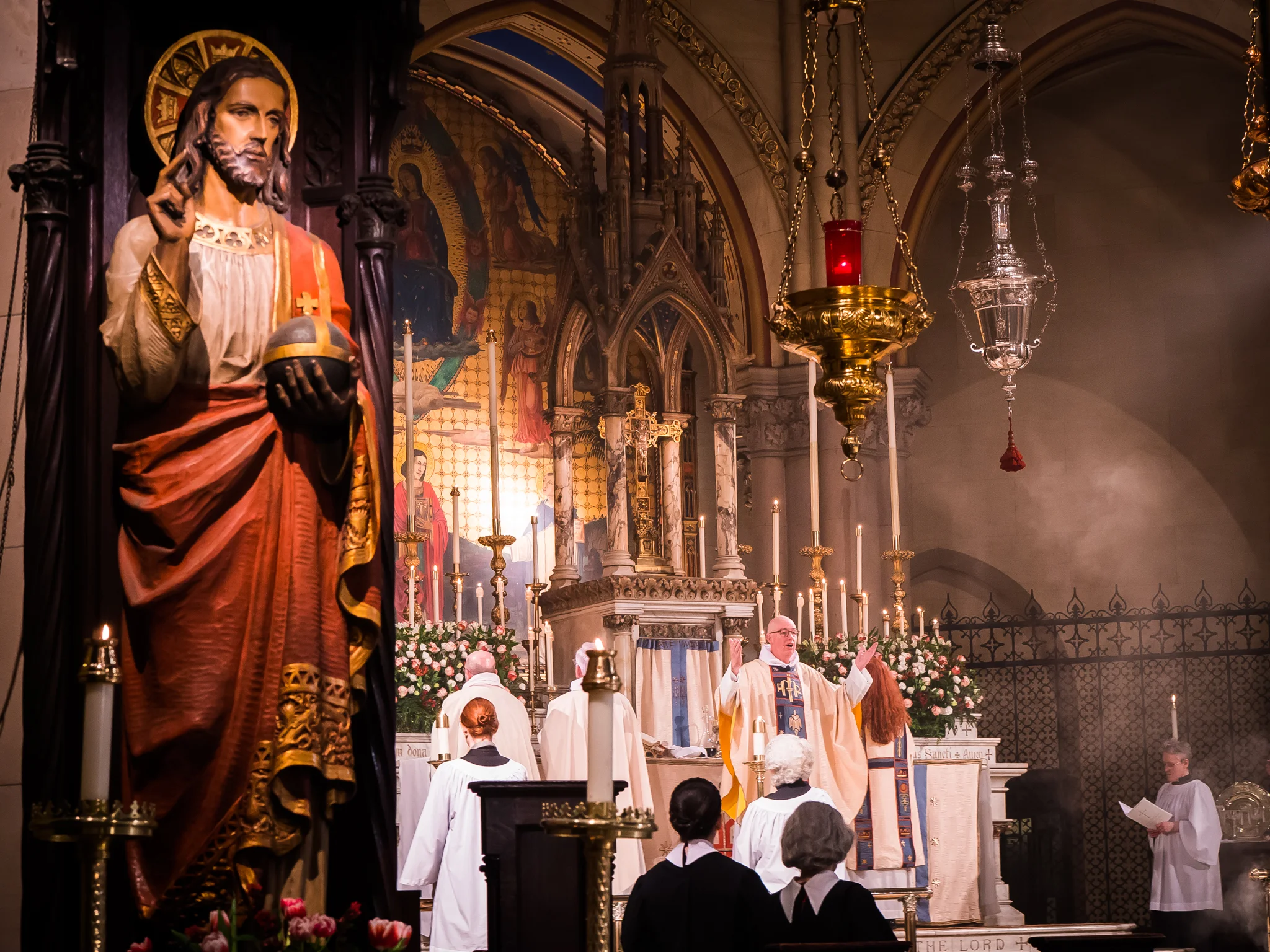The Great Thanksgiving begins on the Feast of the Presentation. Photo by Ricardo Gomez