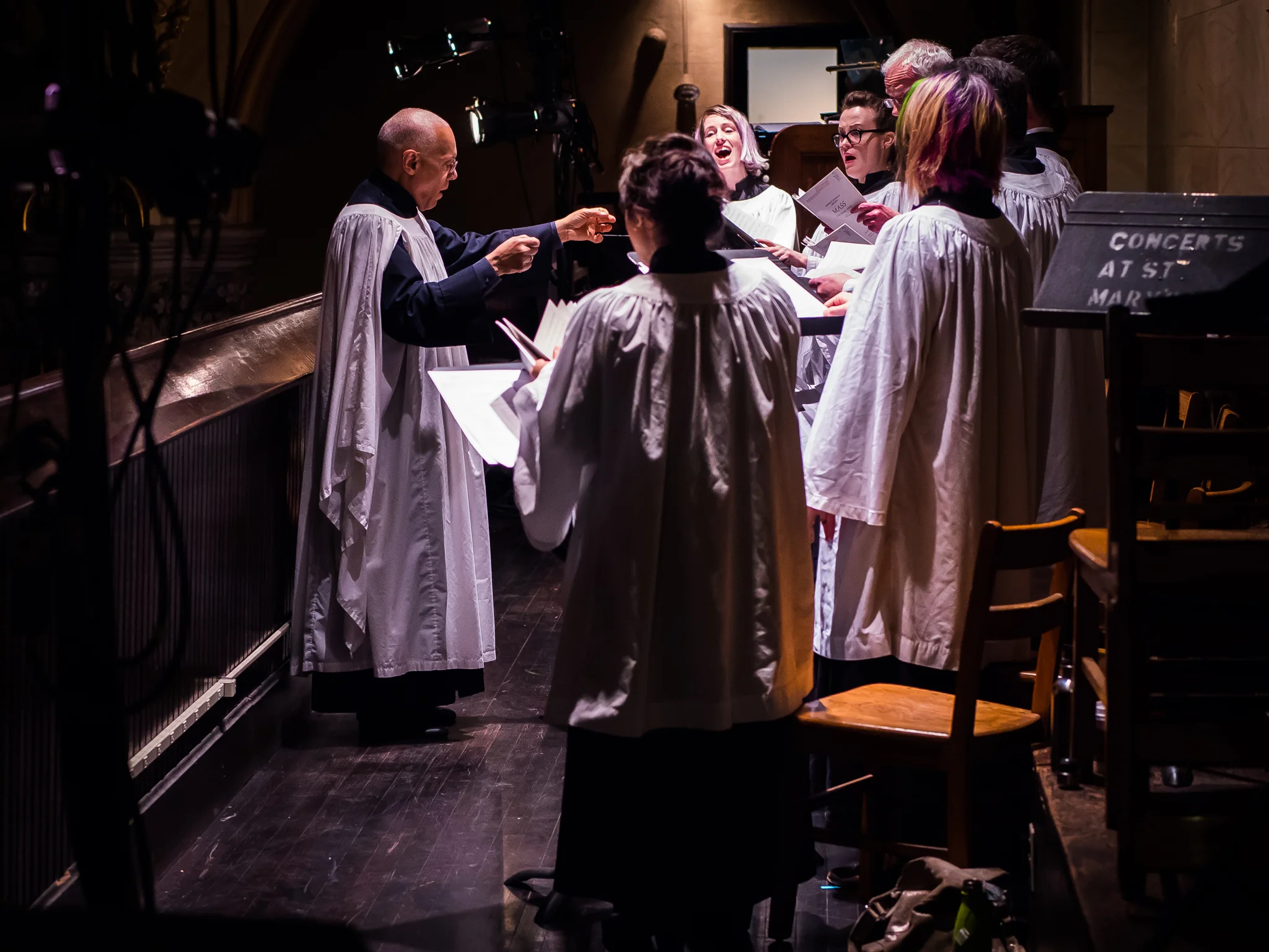 Missa Octavi Toni by Orlando di Lasso (1532-1594) was sung at the Solemn Mass on April 29, 2018. Photo by Ricardo Gomez