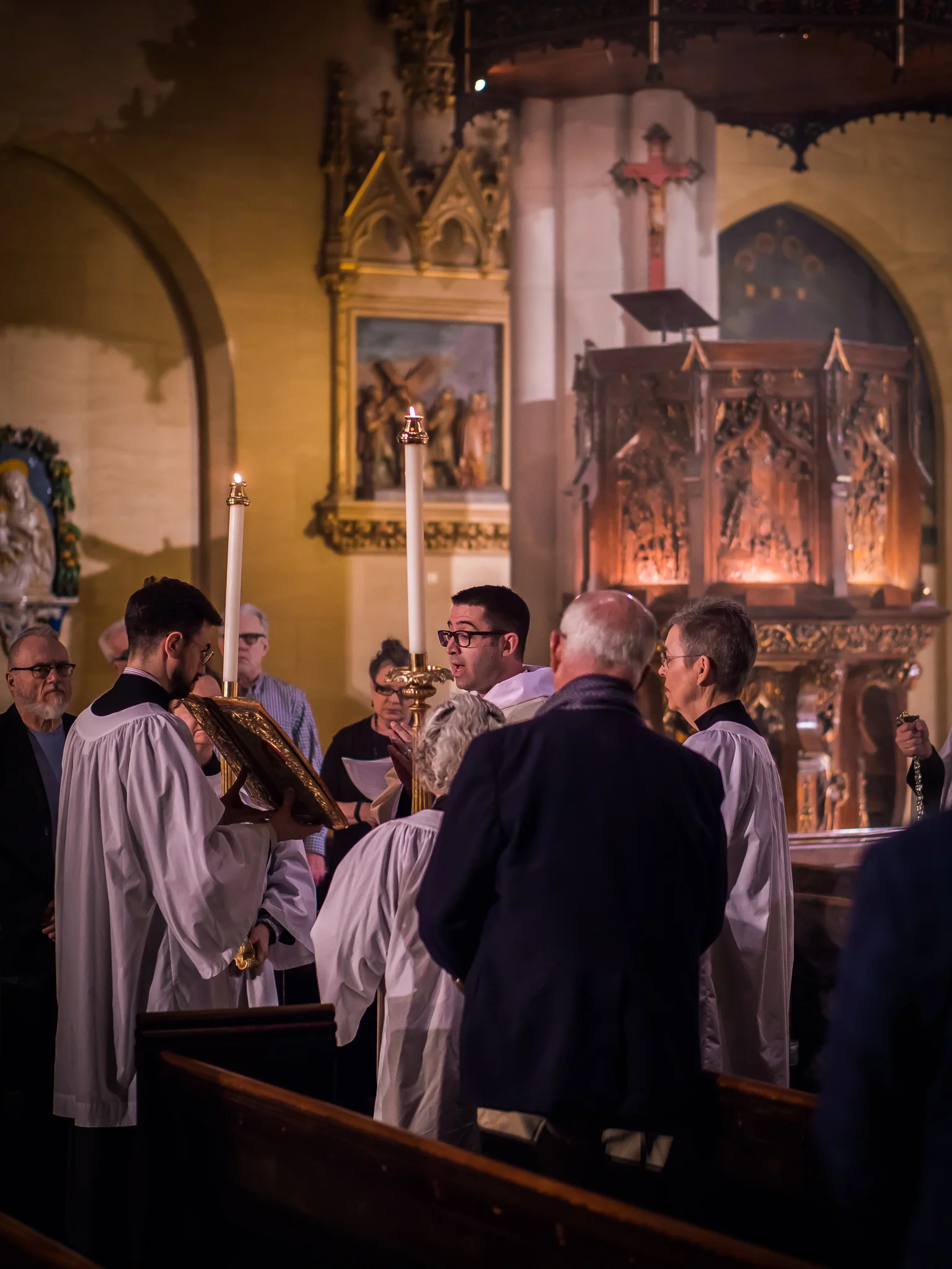 The proclamation of the Gospel. Photo by Ricardo Gomez
