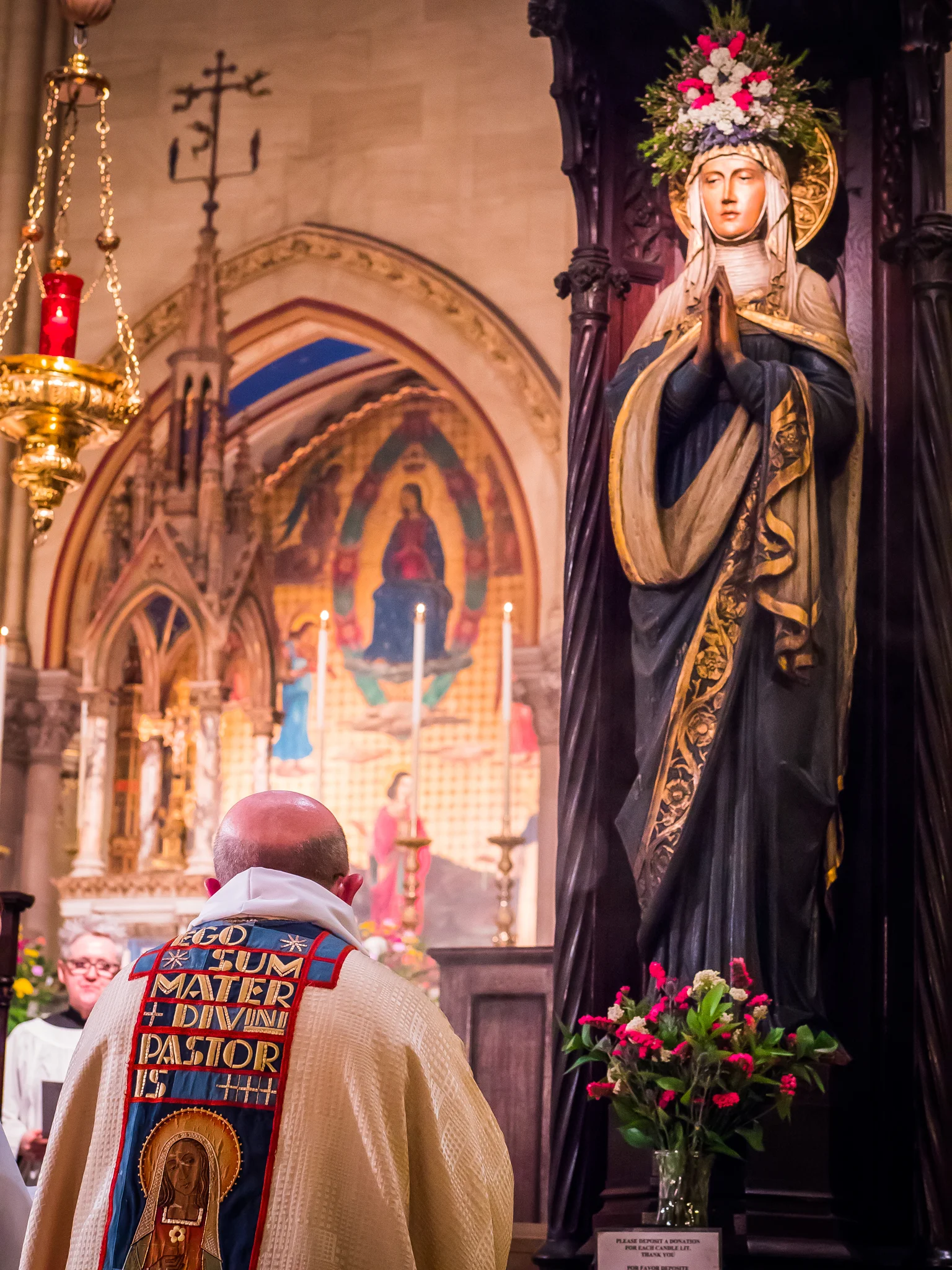Stational Prayers on the first Sunday in May at the Shrine of Our Lady Photo by Ricardo Gomez