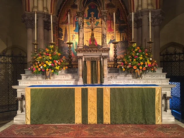 The High Altar on Sunday, July 22, 2018 Photo by Dexter Baksh 