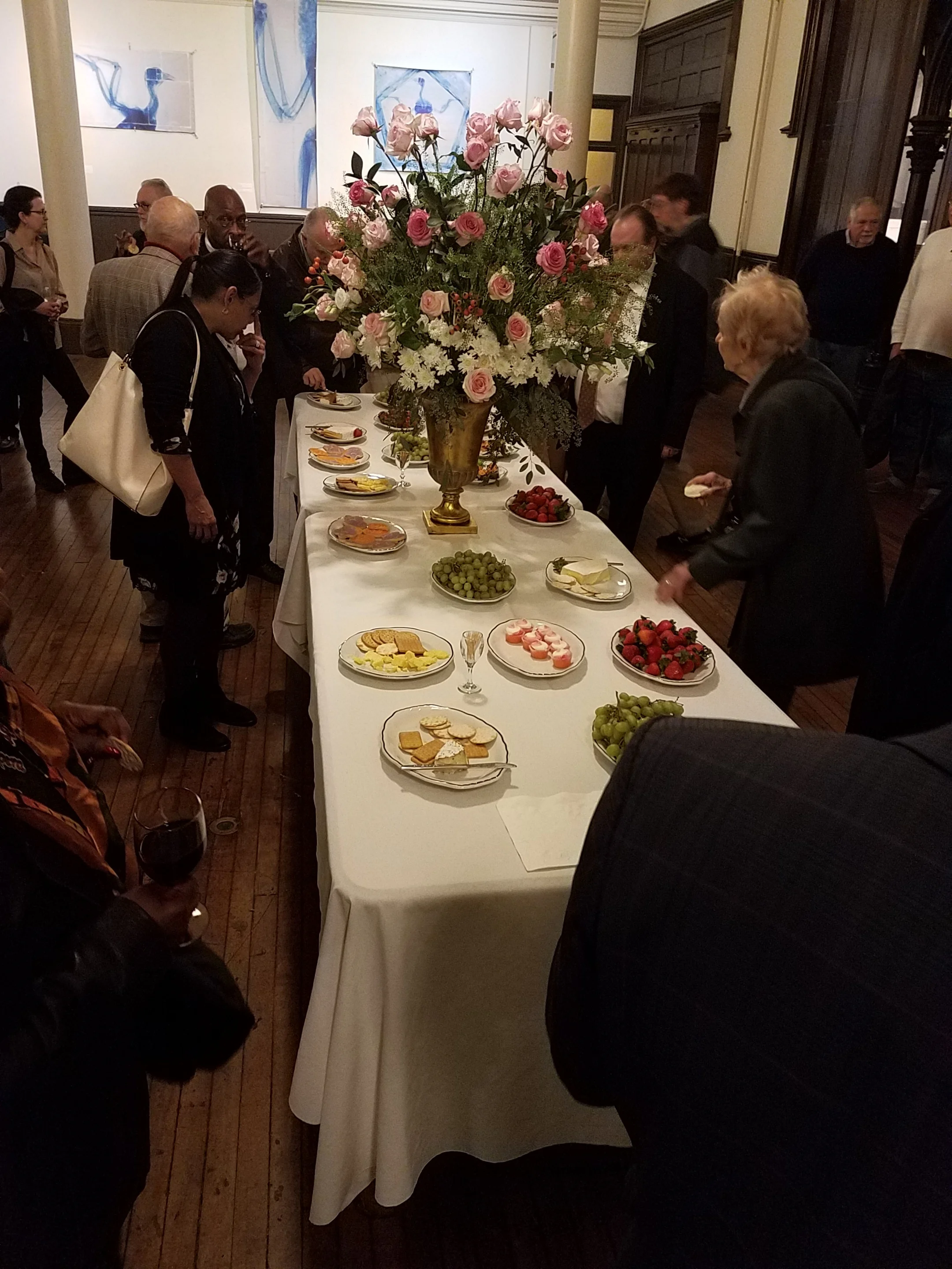 A reception followed in Saint Joseph's Hall. Photo by John Delves