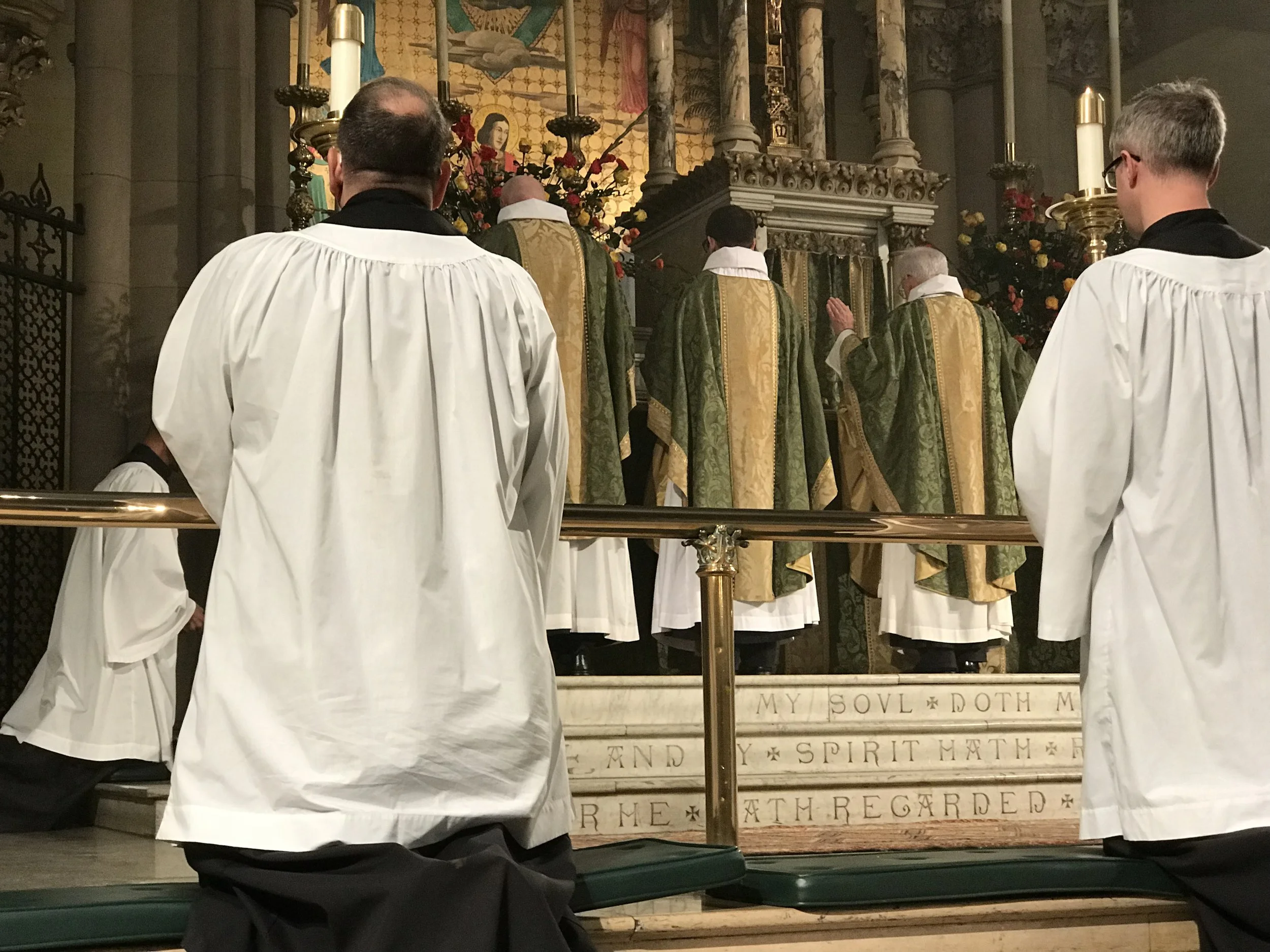 Father Jim Pace was celebrant and preacher for the Solemn Mass on Sunday, November 18, 2018. Photo by Br. Damien SSF