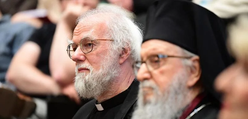 Archbishop Rowan Williams (left) and Archbishop Demetrios (right) Photo: Orthodox Studies Center, Fordham University