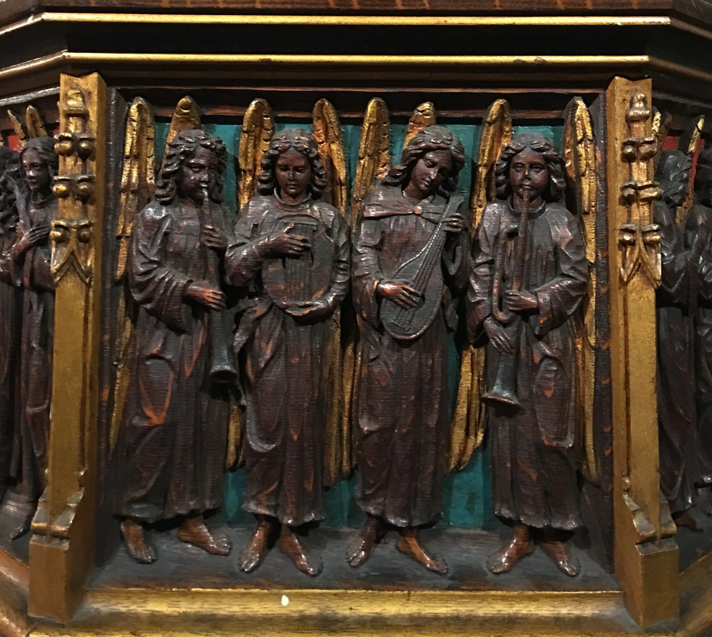 Pulpit (1923) Detail: Iohann Kirchmayer (1860- 1930) Photo: Renee Pecquex