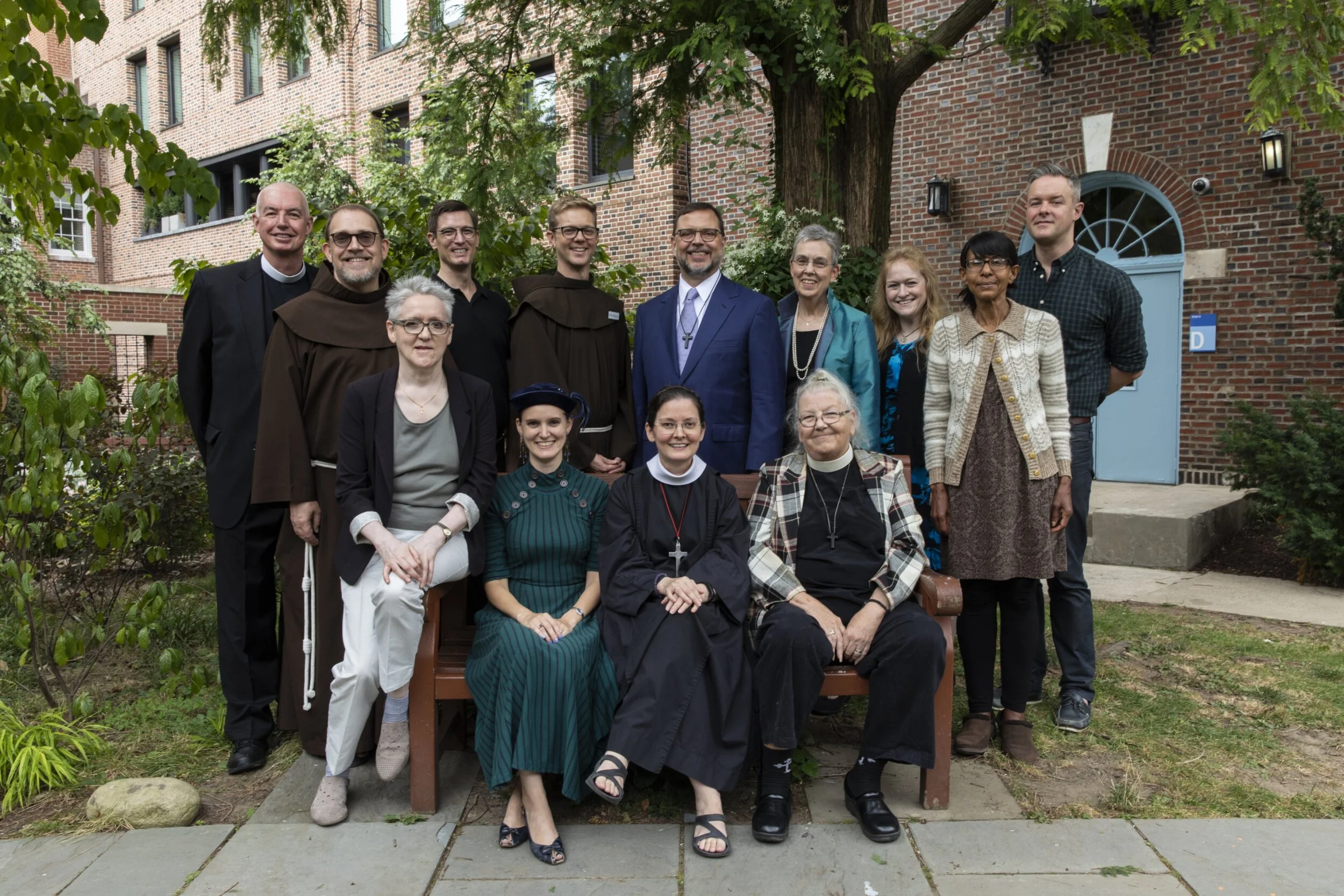 There were a good number of Saint Marians present for the centennial celebration of the Society of Saint Francis, held at the Church of St. Luke in the Fields on Holy Cross Day, Saturday, September 14. At the Eucharist, at which Presiding Bishop Michael Curry preached, Br. Thomas SSF made his first profession in vows. Photo: Pamela Pasco