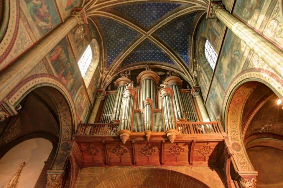 The organ at the Abbey Church of Saint-Germain-des-Prés, Paris, where André Isoir served as organiste titulaire. Photo: Reids.France.com