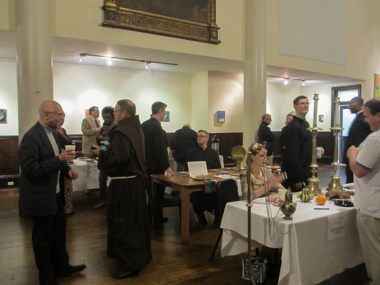 We have a number of guilds at Saint Mary's. On Sunday, October 20, 2019, a "Guild Fair" was held in St. Joseph's Hall following the Solemn Mass. Photo: MaryJane Boland
