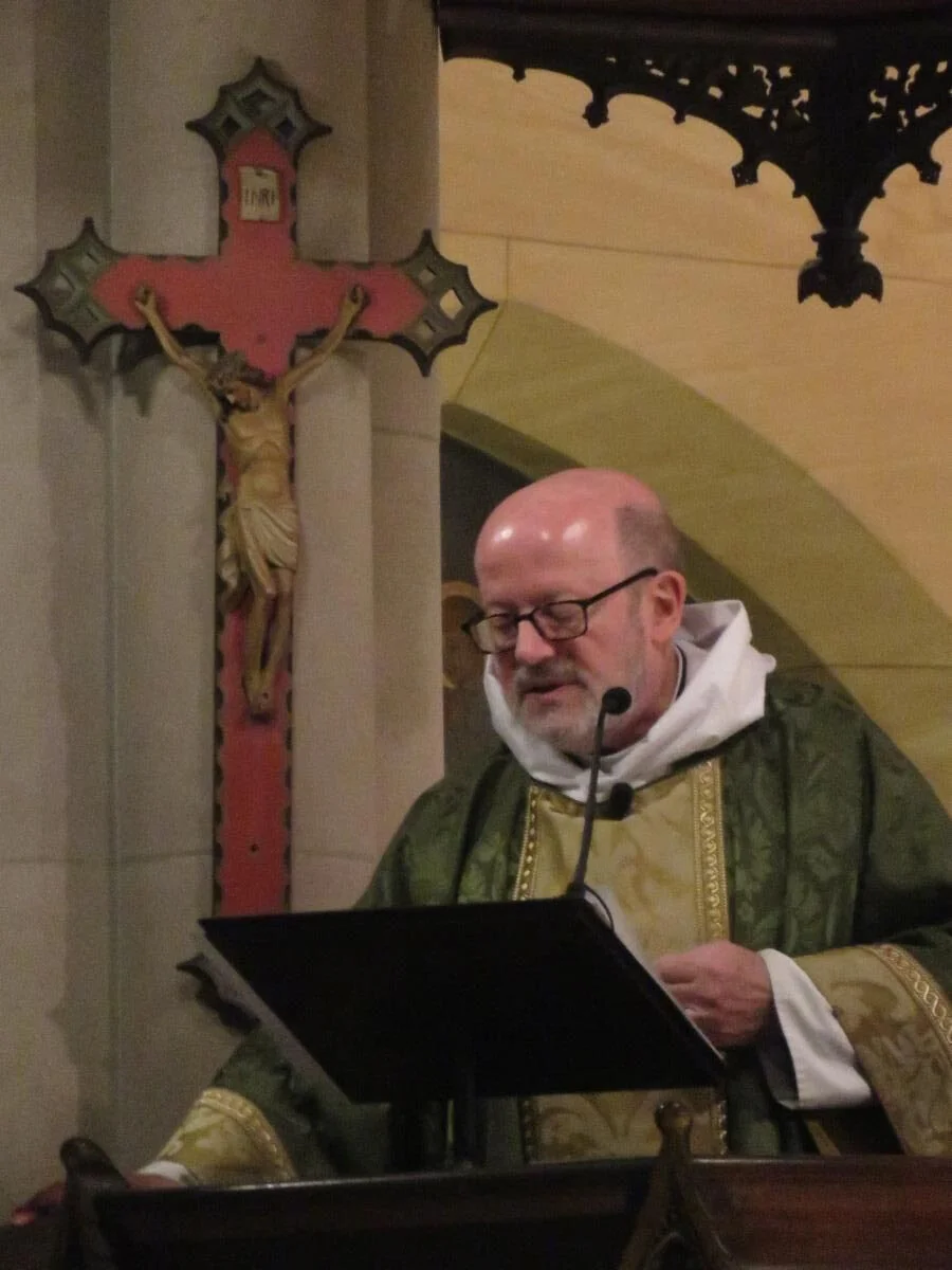 Father Jay Smith was celebrant and preacher at the Solemn Mass on Sunday, November 3. Photo: Damien Joseph SSF