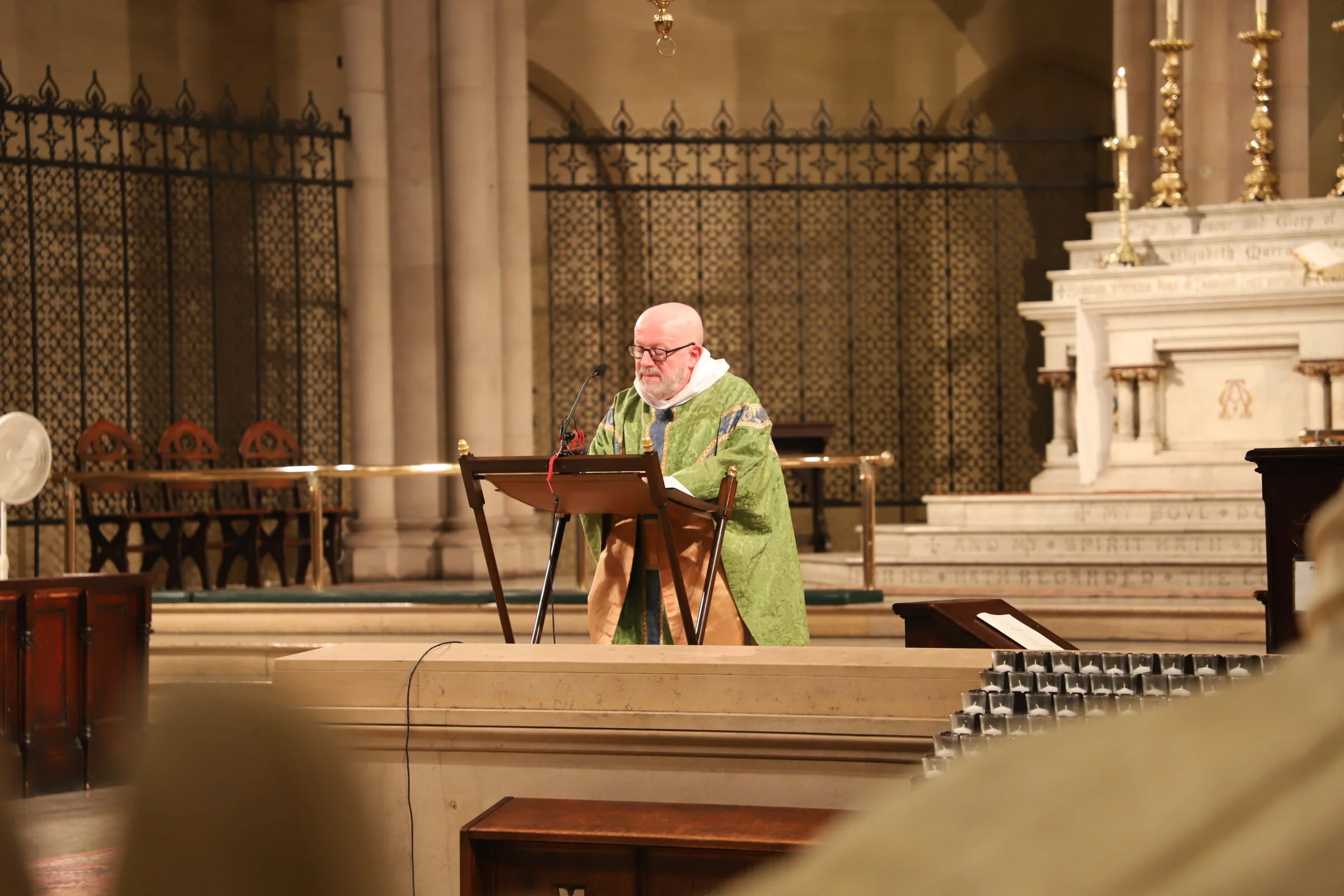 Father Jay Smith was celebrant and preacher on the Ninth Sunday after Pentecost, August 2, 2020. Photo: Damien Joseph SSF