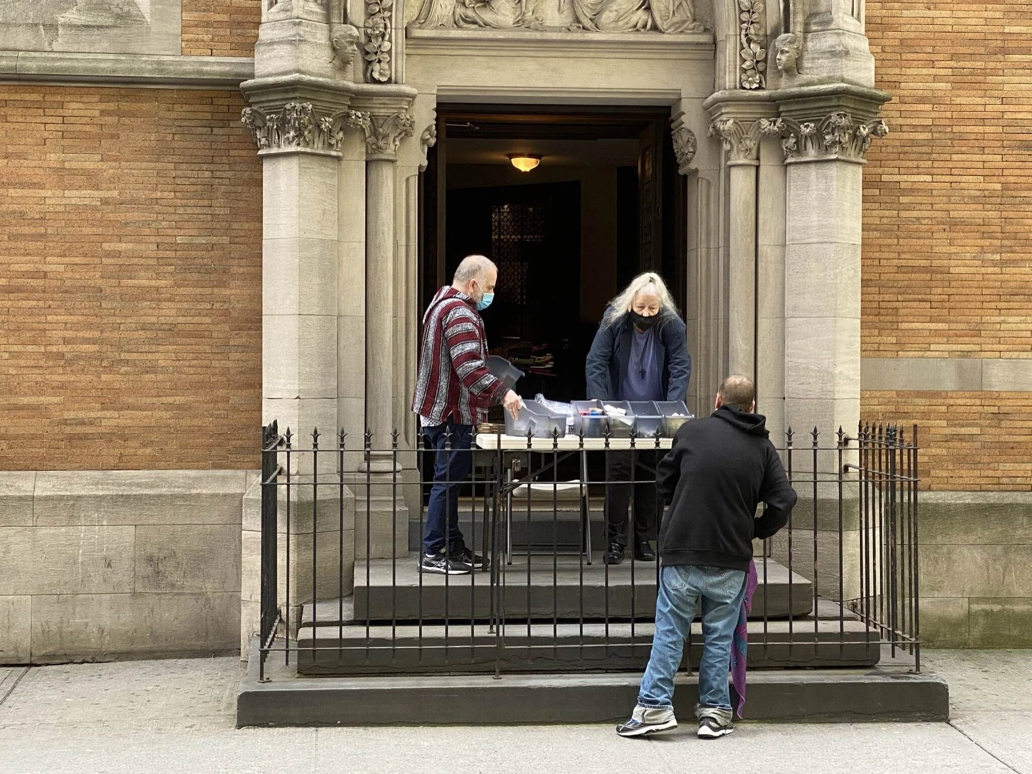On Sunday, October 4, after Mass, José Vidal (L) gave Deacon Lind Phillips a chance to see how the Drop-by Clothing Ministry happens. The more volunteers we have, the more we can be of help to others.  If you are interested in helping, please speak …