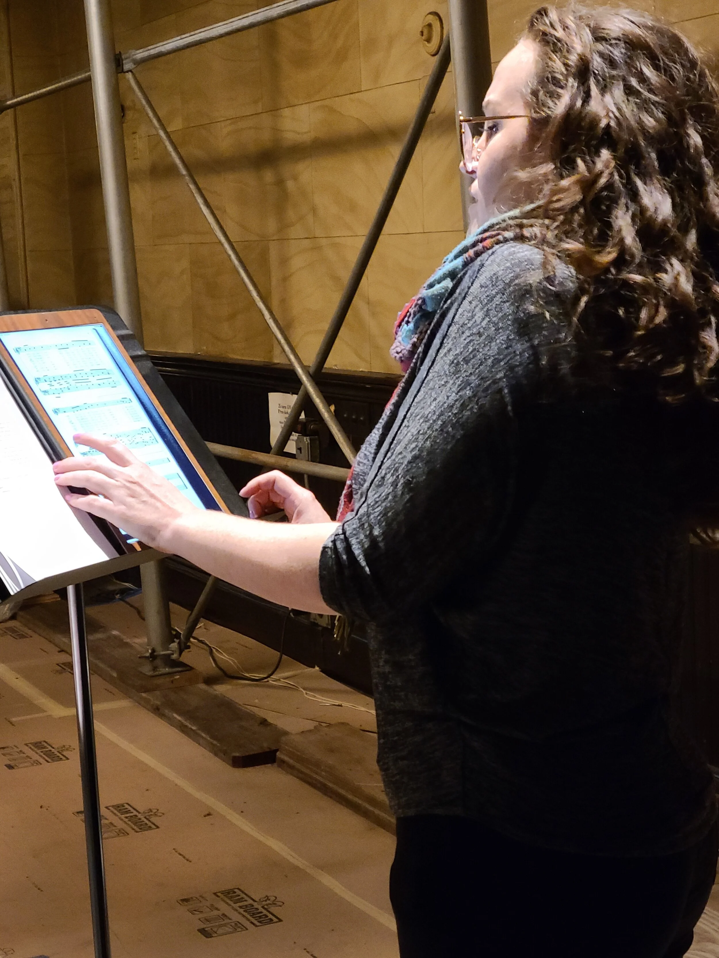 Ms. Sharon Harm was cantor for the service on Sunday, October 4, 2020, when we observed the Feast of Saint Francis of Assisi in honor of the ministry of the Society of Saint Francis. Photo: Leroy Sharer