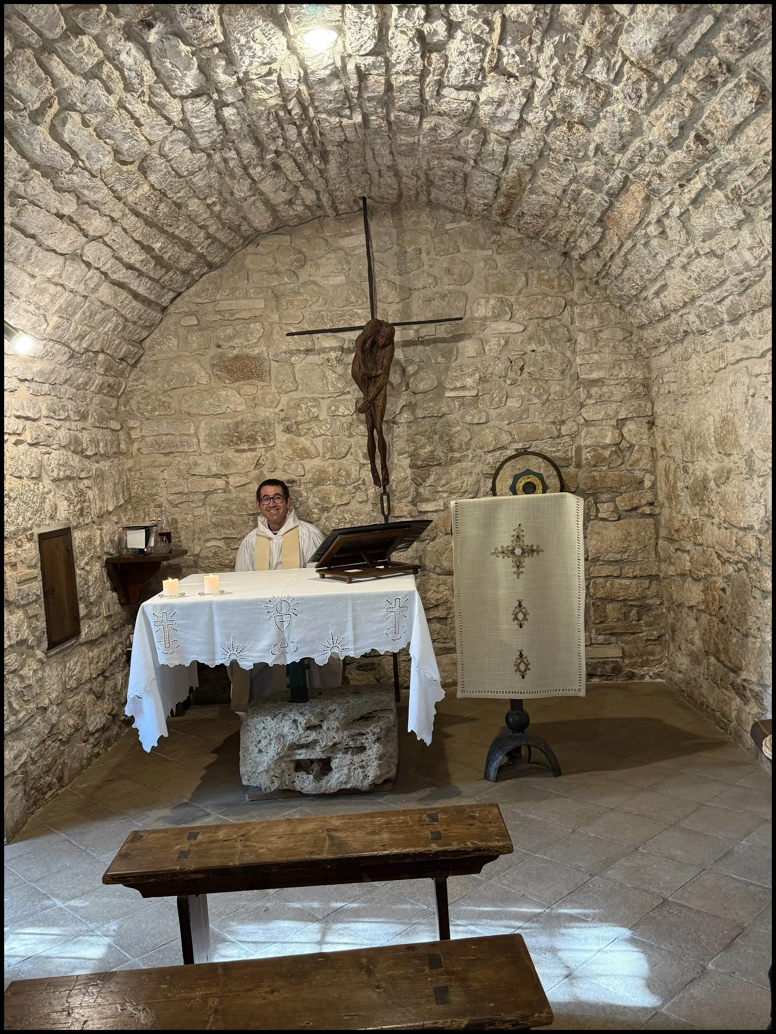   The Crypt   Eremo delle Carceri  
