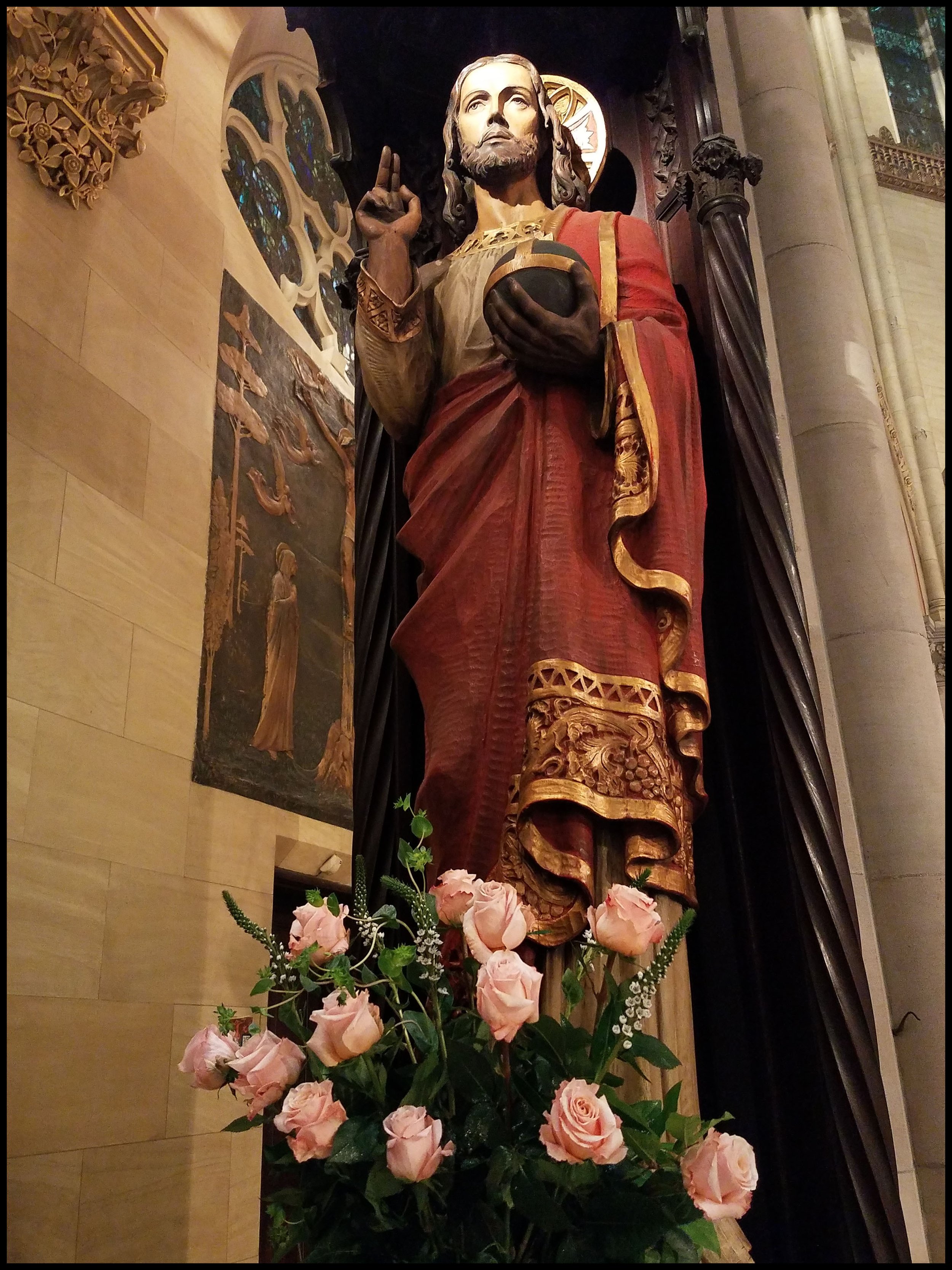 Sisters of Carmel: St. Scholastica Statue