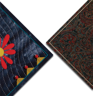 Piping Hot Binding (with and without prairie points)