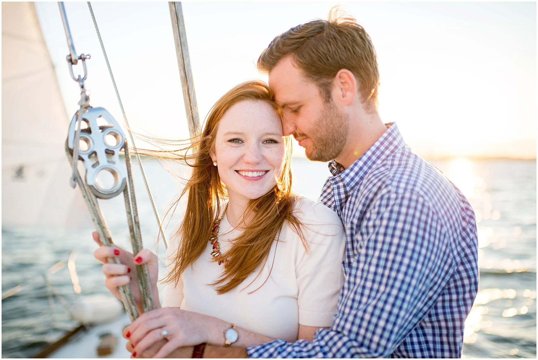 Eric & Jessica's Sailboat Engagement Session