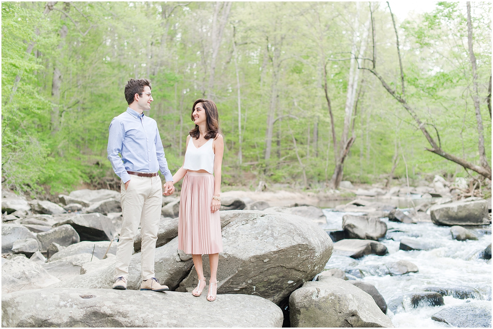 Somaieh & Matt's Rock Creek Park Engagement: Washington, DC