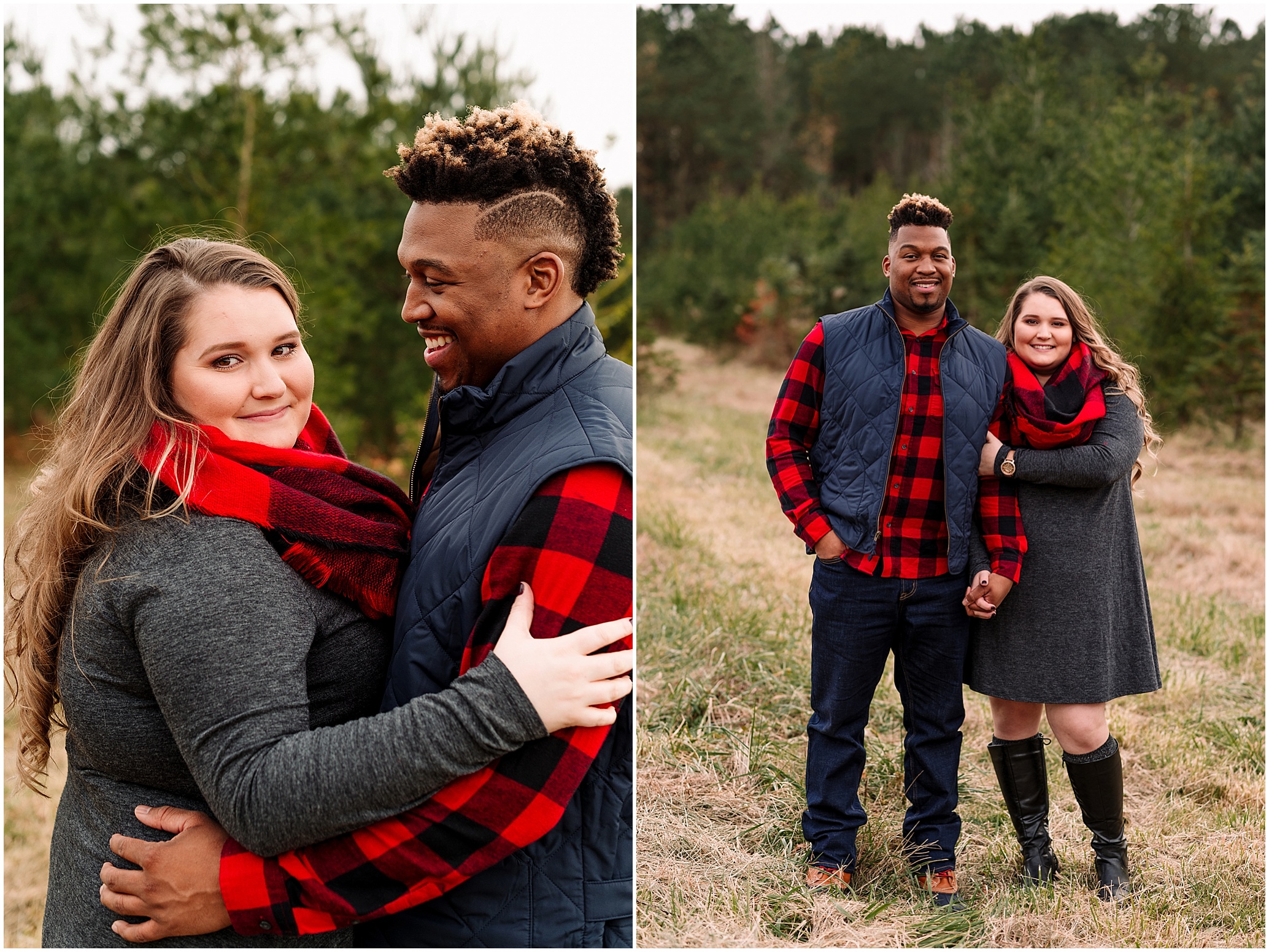 Hannah Leigh Photography Christmas Tree Farm Engagement Session_6721.jpg