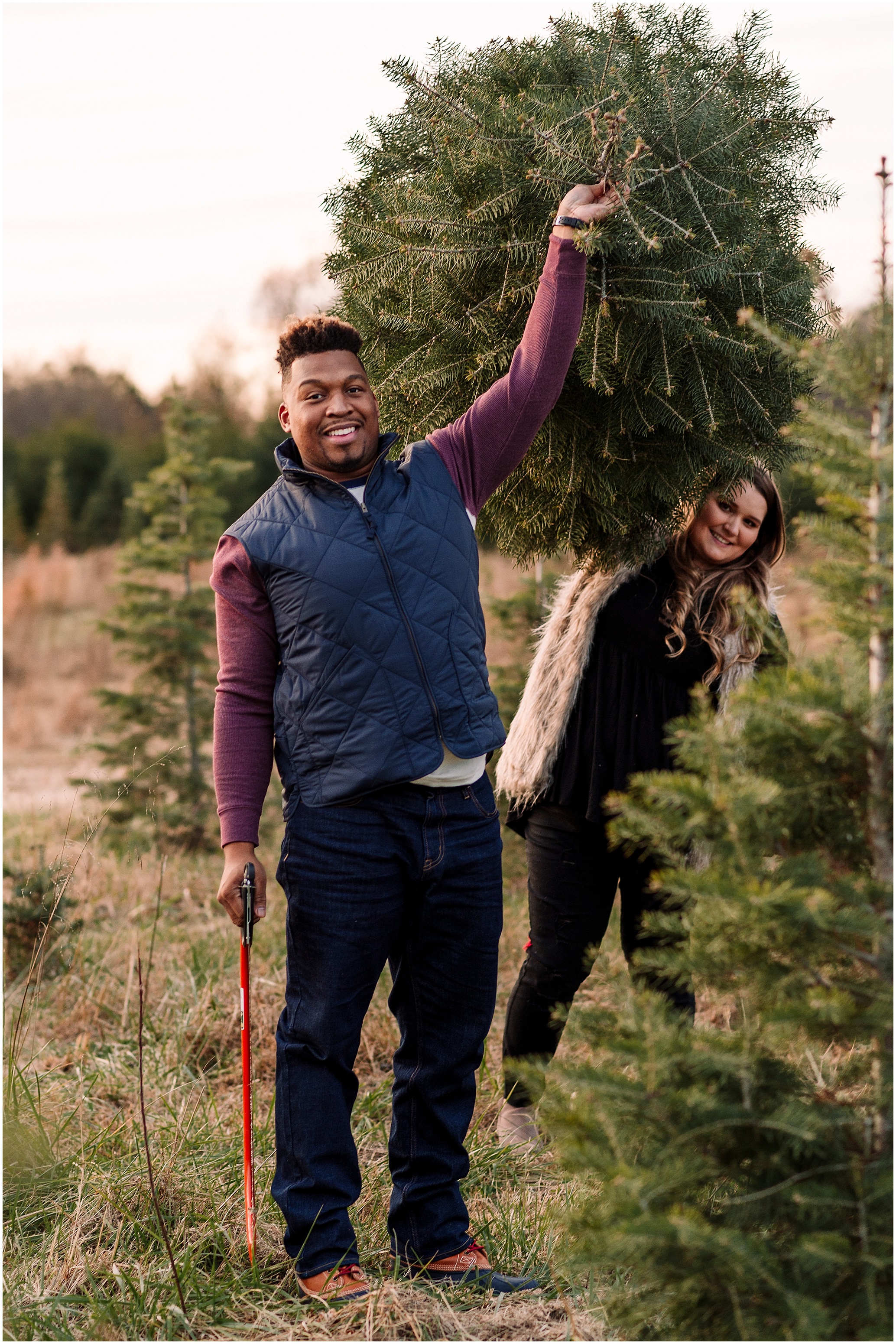 Hannah Leigh Photography Christmas Tree Farm Engagement Session_6759.jpg