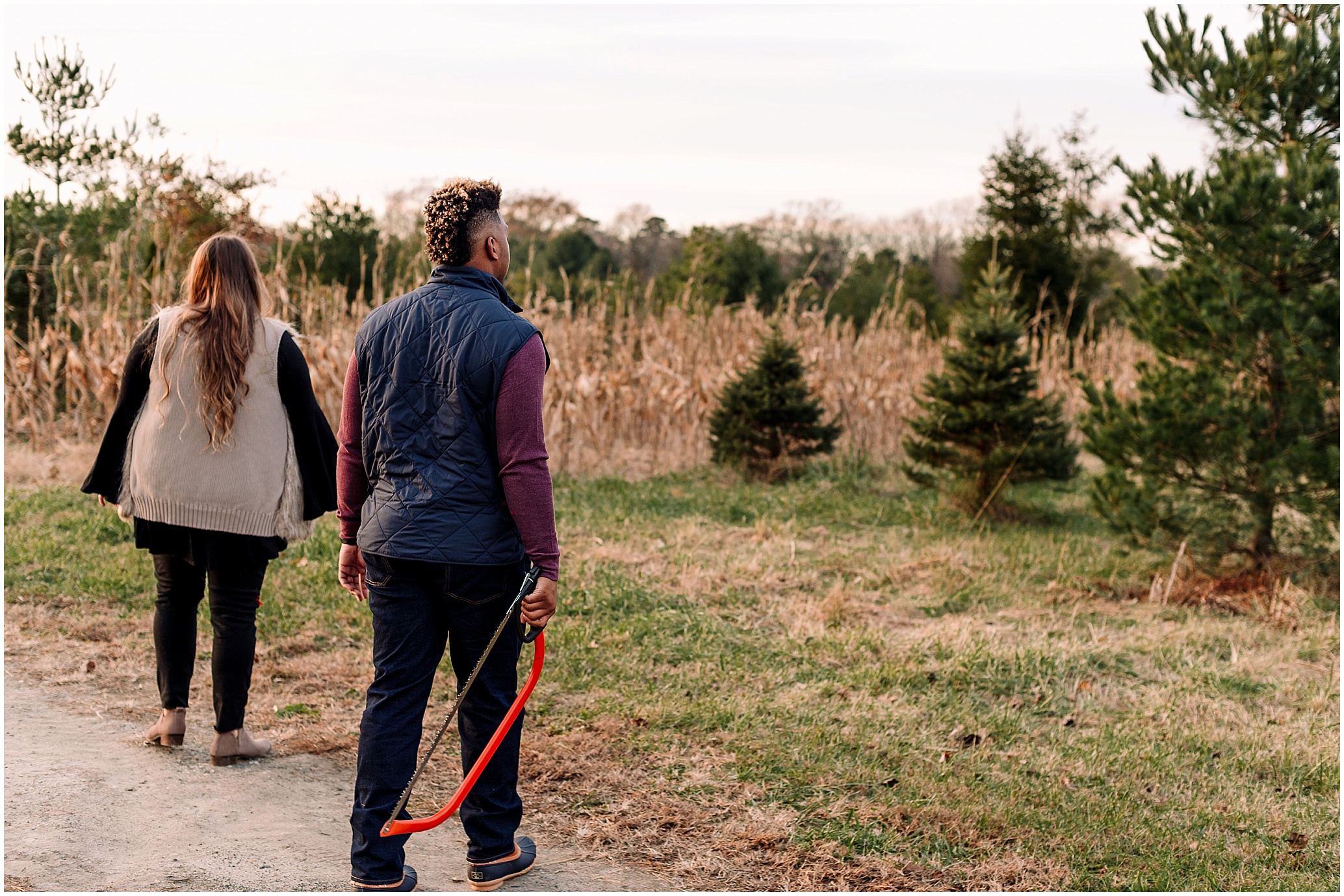 Hannah Leigh Photography Christmas Tree Farm Engagement Session_6755.jpg