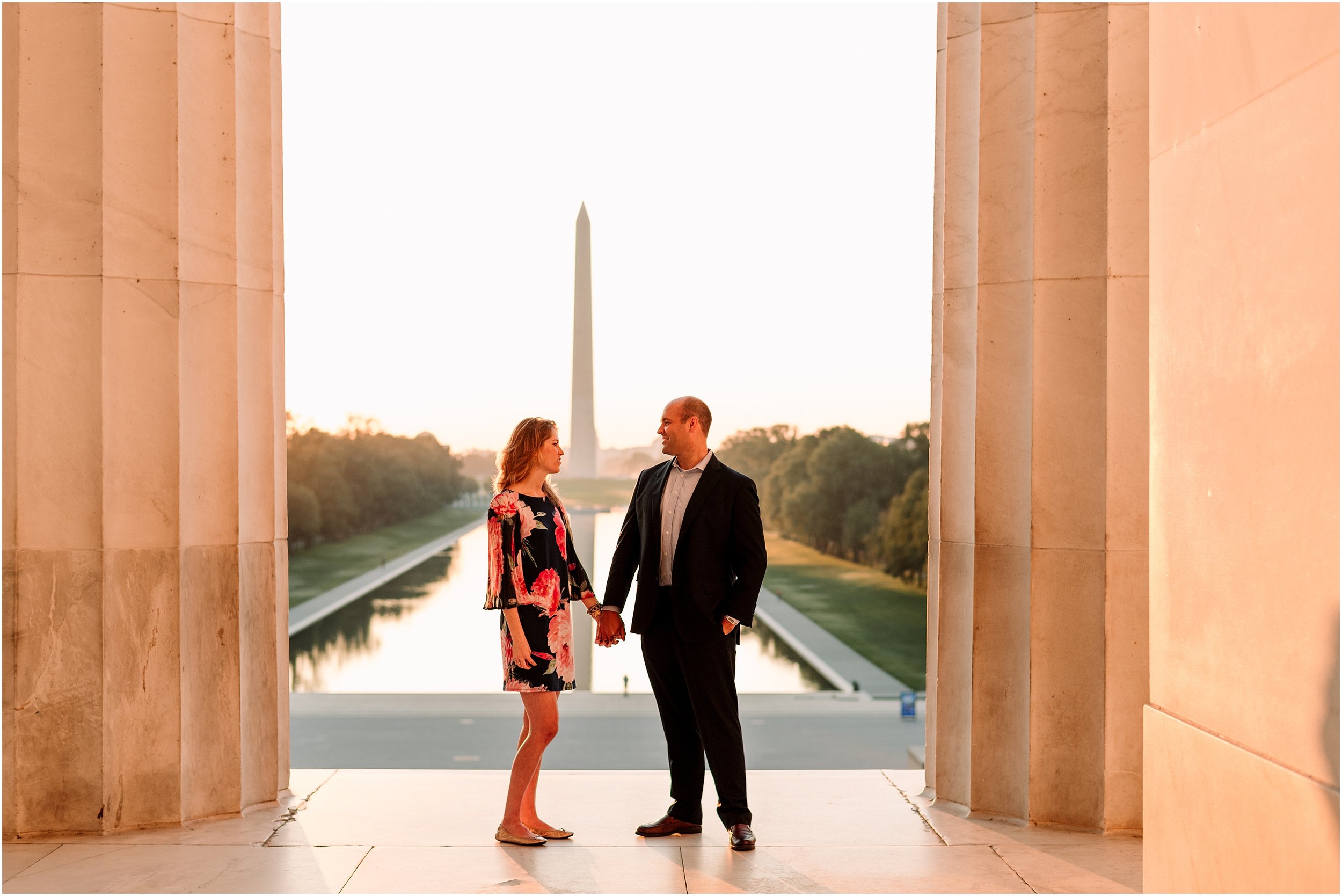 hannah leigh photography Sunrise Jefferson Memorial Engagement Session, Washington DC_1042.jpg