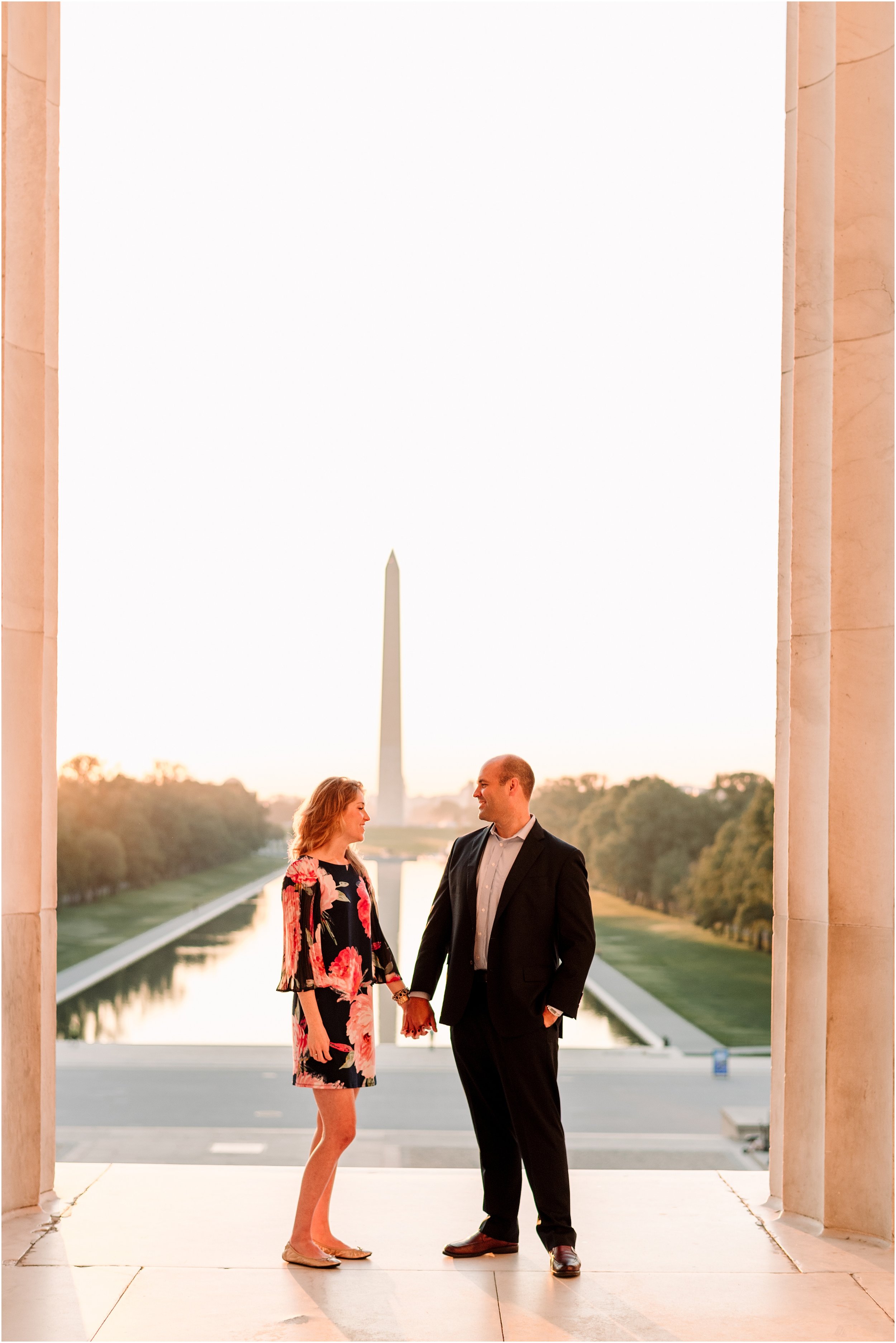 hannah leigh photography Sunrise Jefferson Memorial Engagement Session, Washington DC_1041.jpg