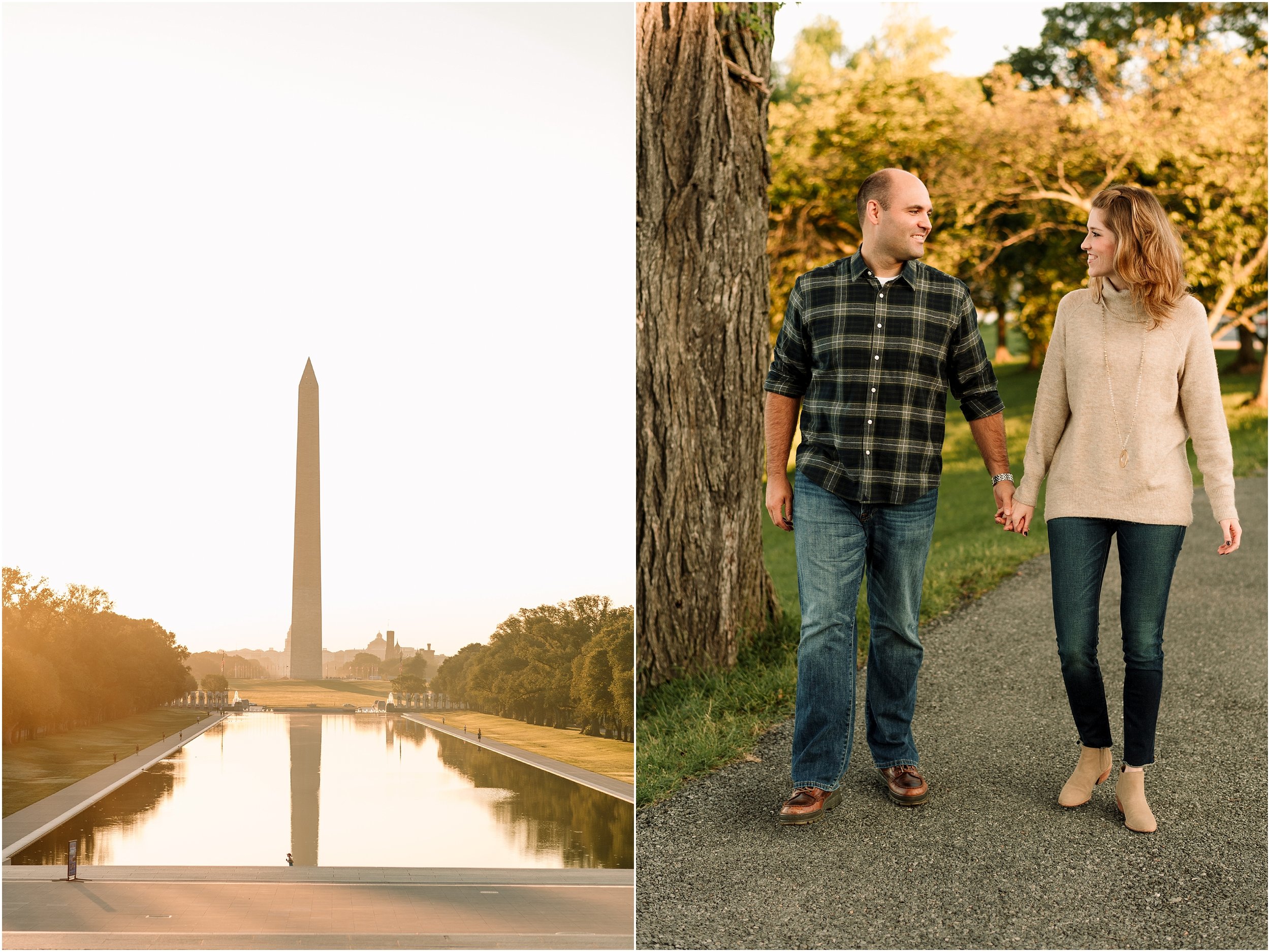 hannah leigh photography Sunrise Jefferson Memorial Engagement Session, Washington DC_1009.jpg