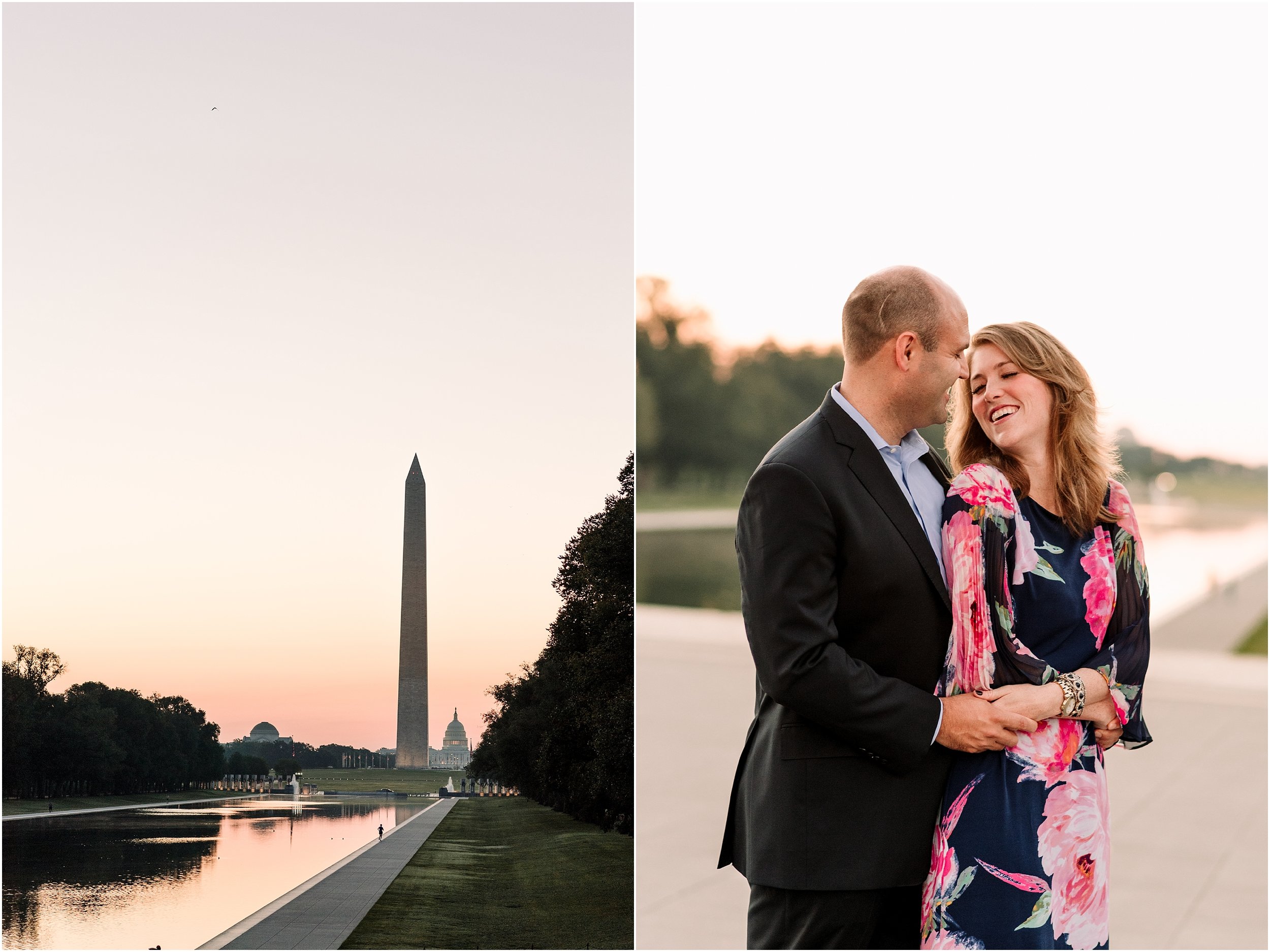 hannah leigh photography Sunrise Jefferson Memorial Engagement Session, Washington DC_1003.jpg