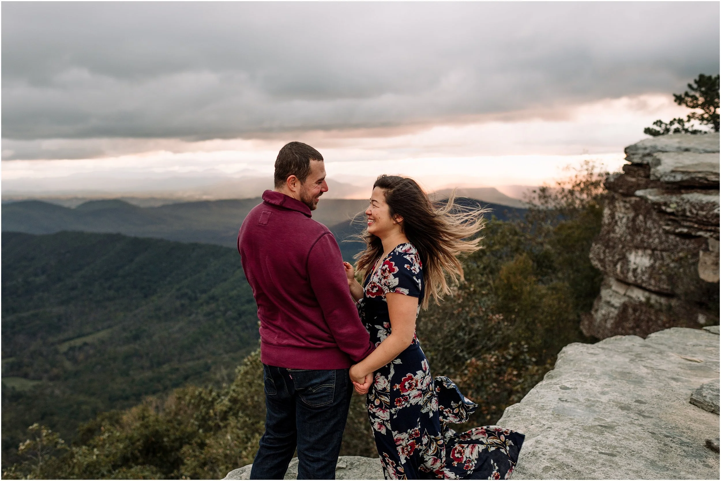 hannah leigh photography mcafee knob engagement session roanoke va_1914.jpg