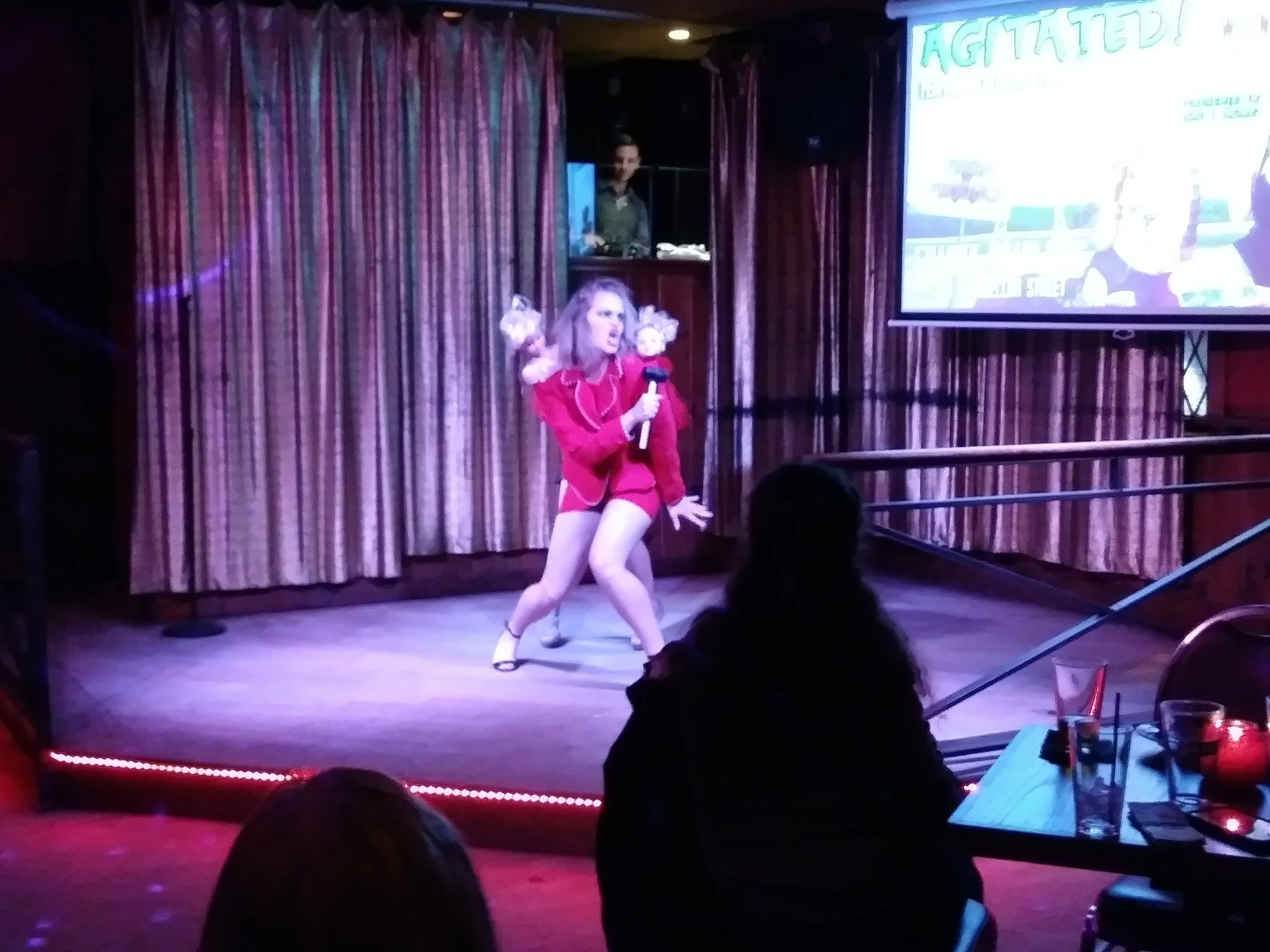 NEWS! NEWS! NEWS! A Media Burlesque. Performed at Agitated, Frankey Bradley’s, Philadelphia. March 28. Photo by RedLite Photos.
