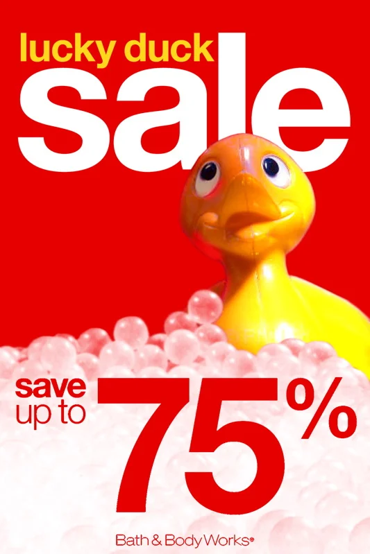  Client Bath and Body Works  Collection: the first "Lucky Duck" 