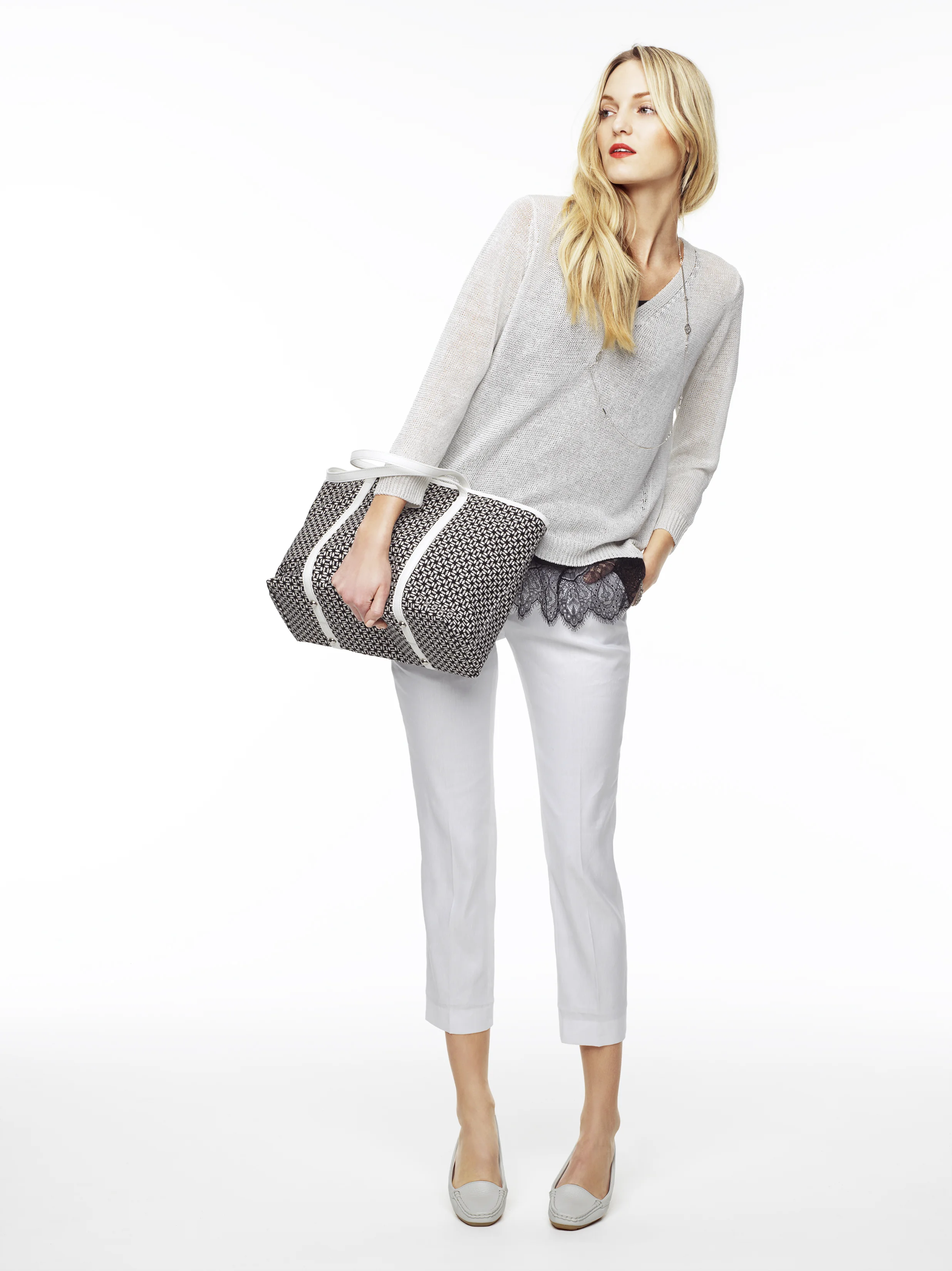     Client: TSE  Spring 2014 white knit 