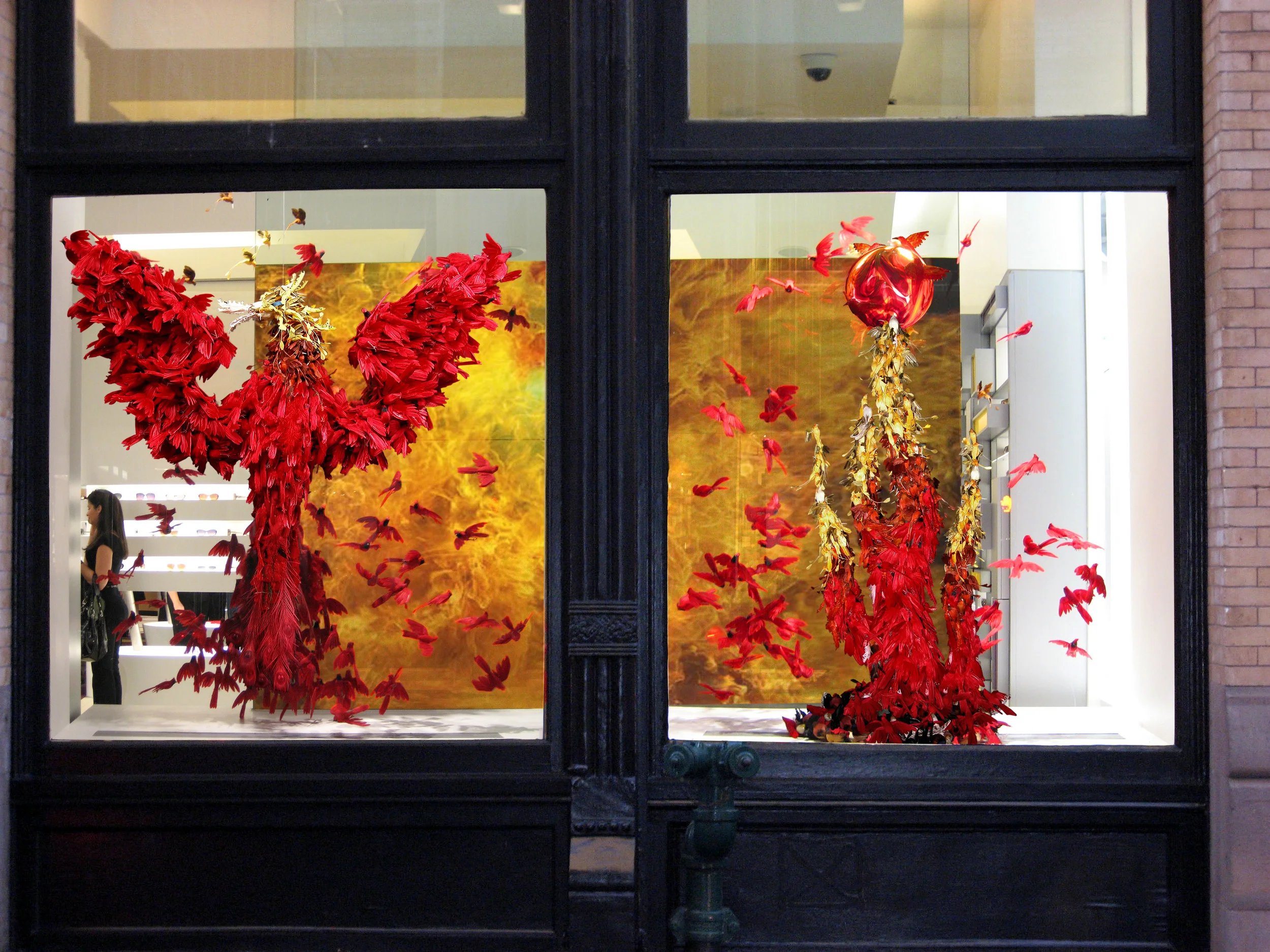   These displays were for their flagship stores in Soho and Beverly Hills. From concept to final.   https://www.youtube.com/watch?v=fdHocx7ItDg&amp;nohtml5=False 