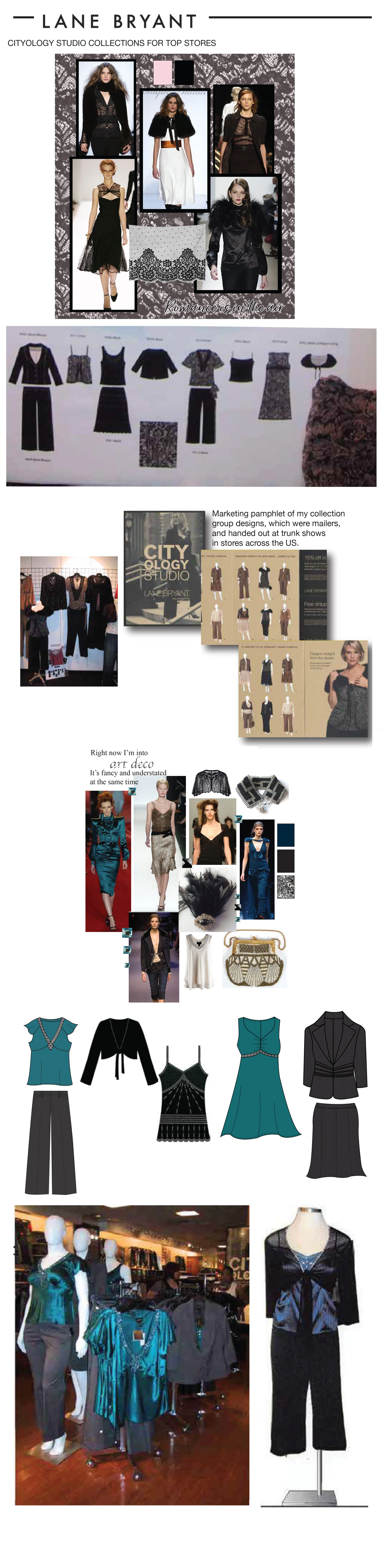 Lane Bryant: concept board, product designs, final product