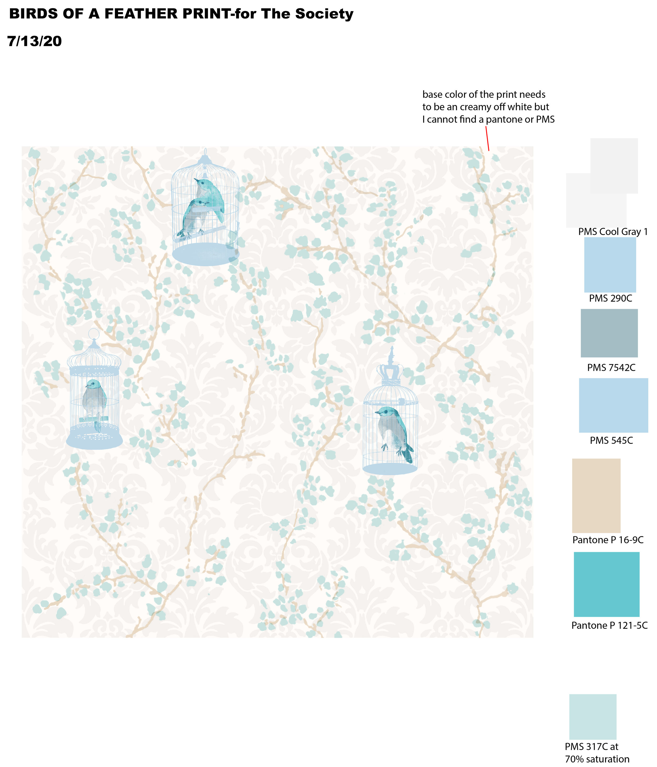 Print design for The Society