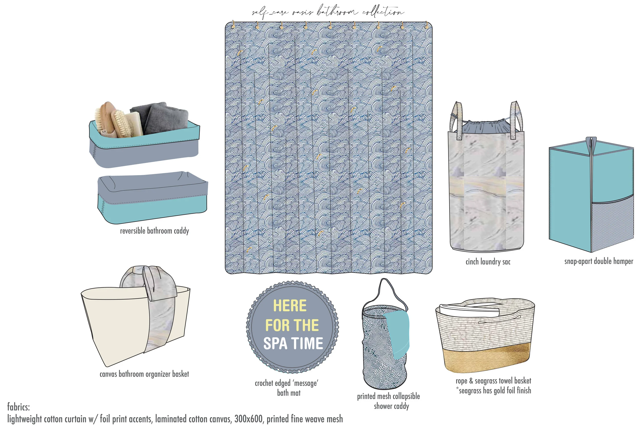 m Design company bathroom product design board