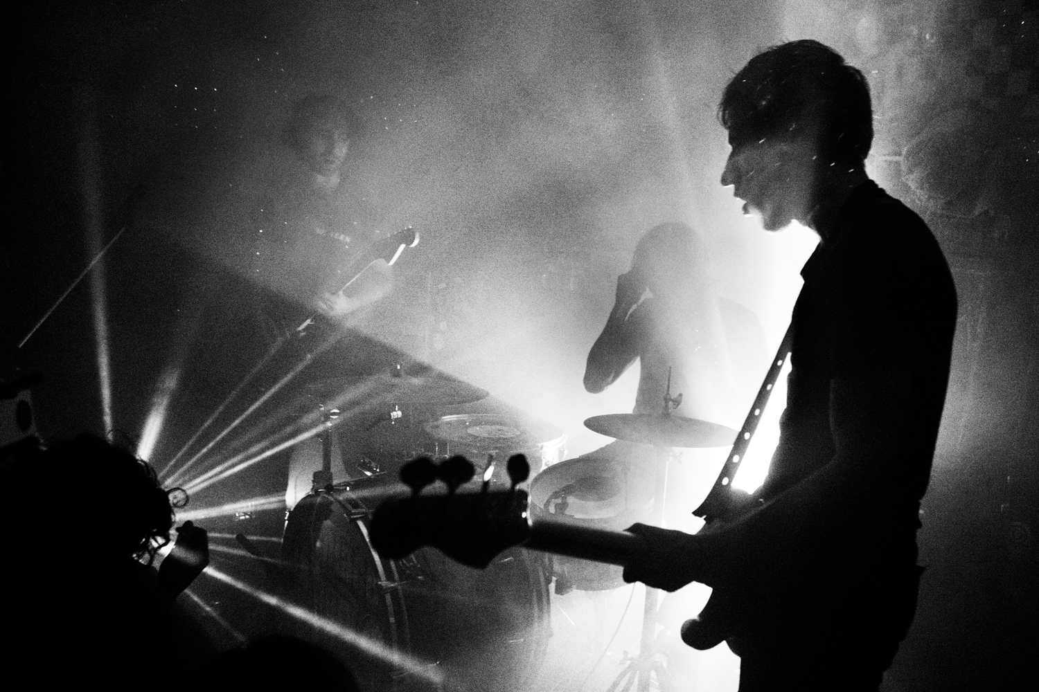 A Place to Bury Strangers live during their last show at Death By Audio on November 22, 2014