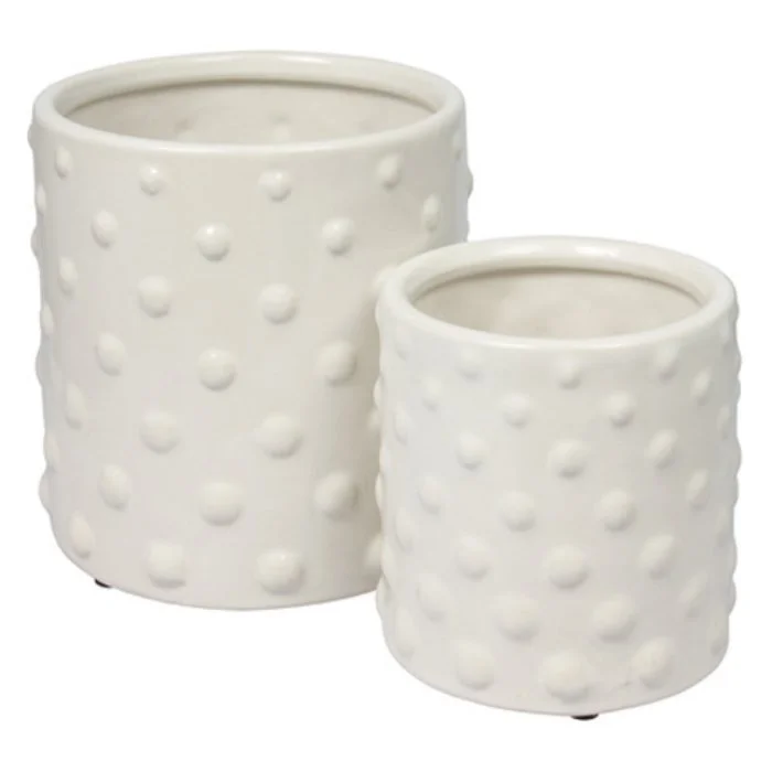 Umbria Pot White - Two Sizes