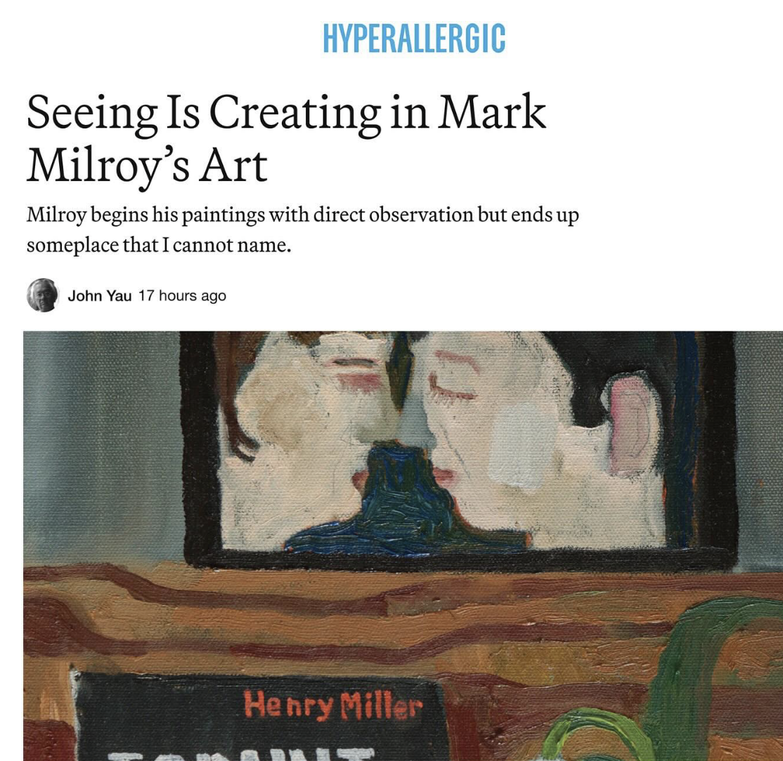 Seeing is Creating in Mark Milroy’s Art