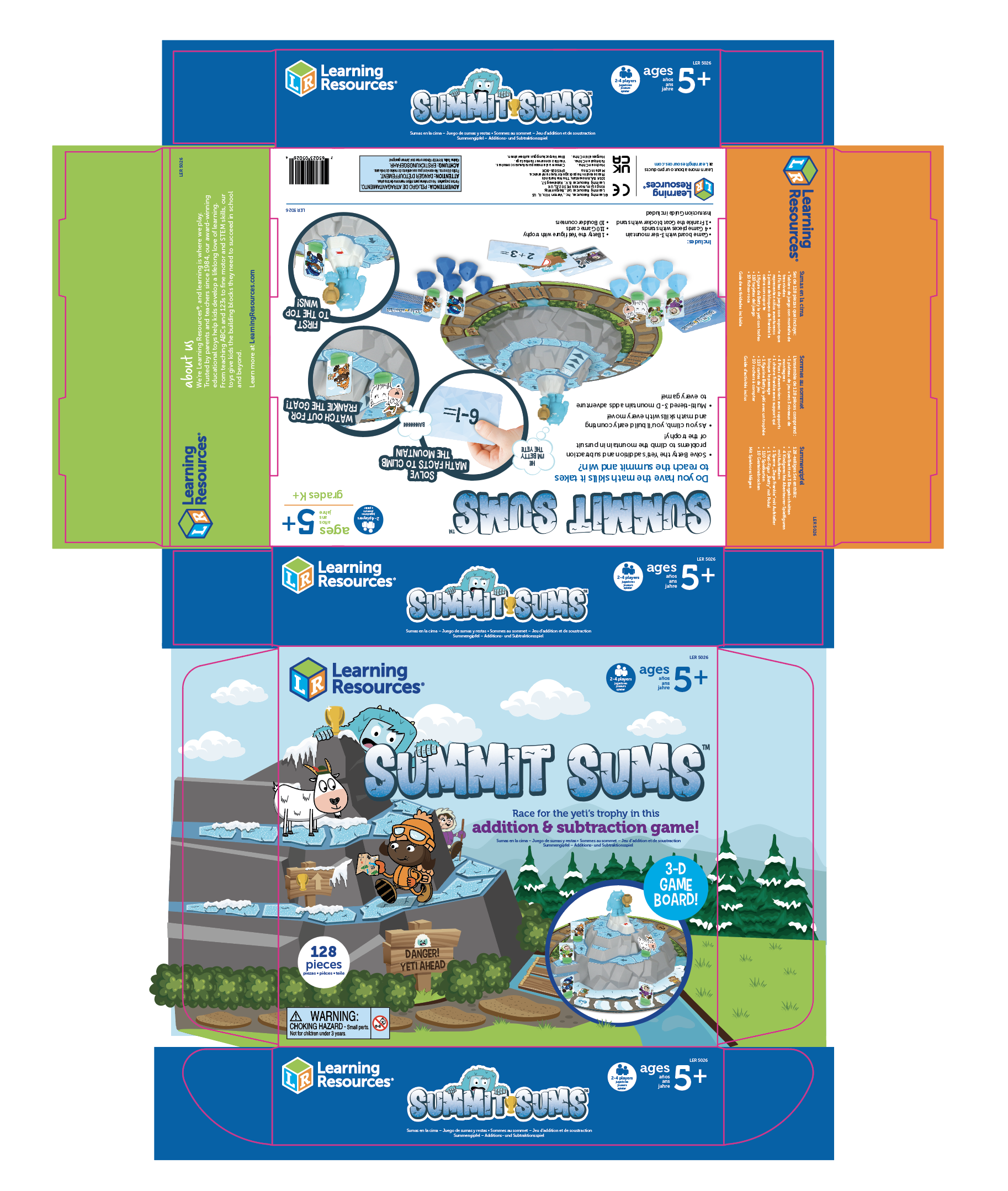 Full Die Line Detail of Packaging with Vector Artwork