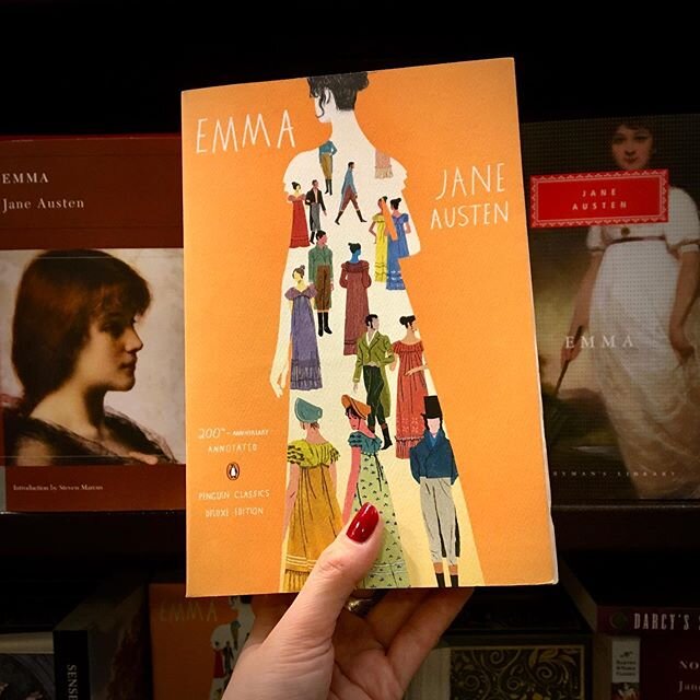 Who else is excited by the new film version of #Emma?!😍 Autumn de Wilde has created such a fun and visually delicious adaptation. 
All we need after is a re-read of the book and a rewatch of Clueless to complete a perfect weekend! ☕️ #janeausten #au