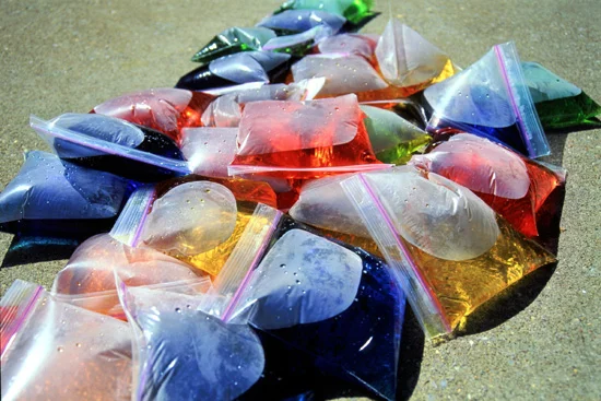 Water Pillows , 2005 Site-specific work Fort Tryon Park, New York