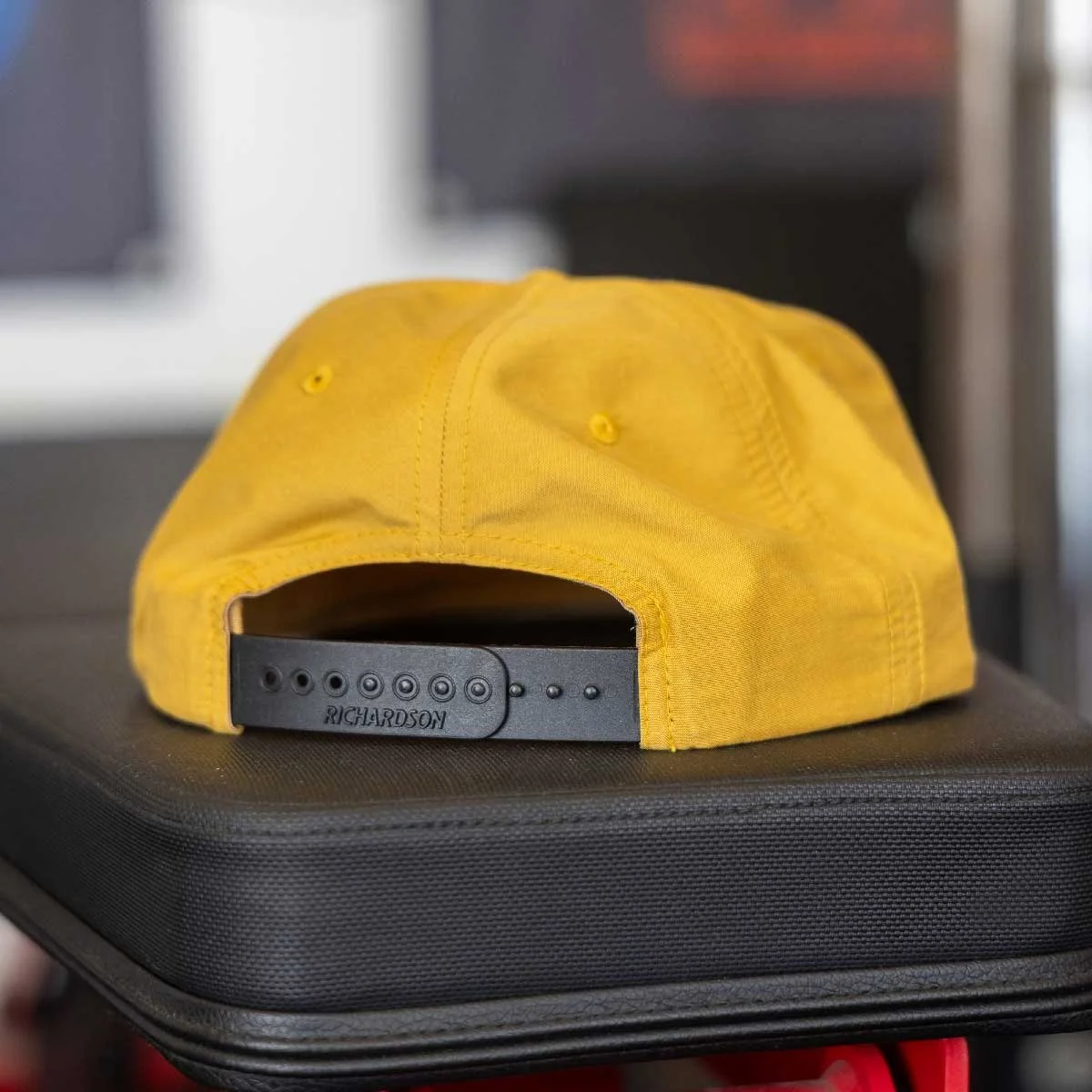 bison patch hat back