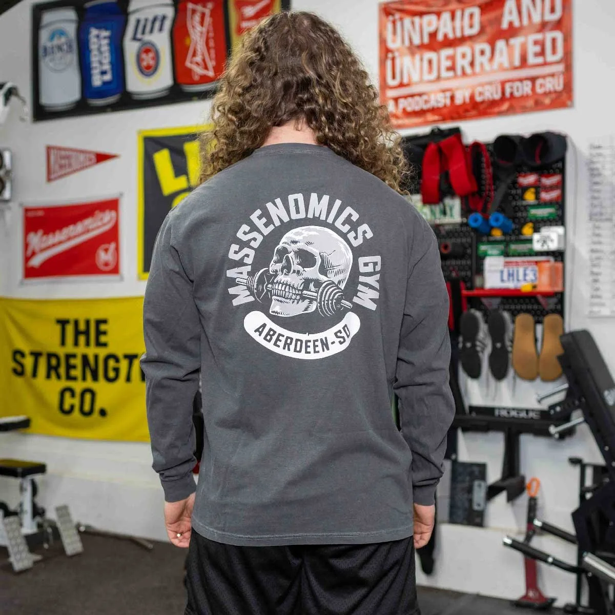 gym skull back model