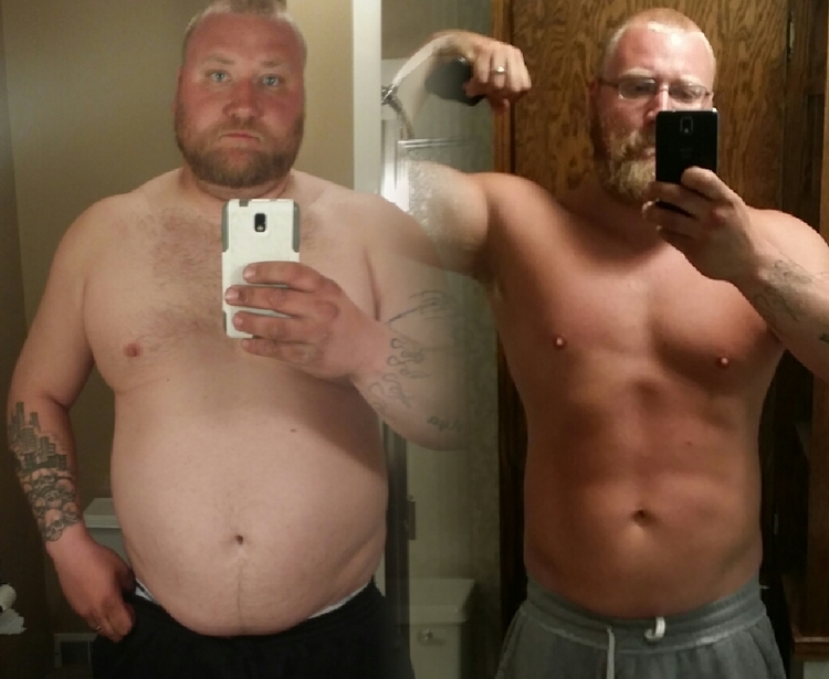 Crossfit guys before and after
