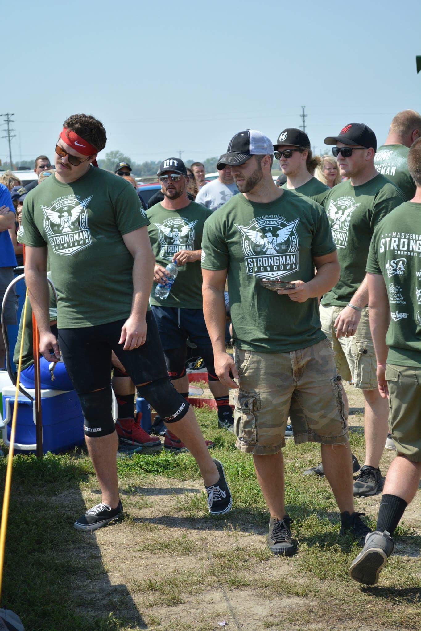 There's me in the black and white hat at the event. Twelve pack of Volcano Tacos pictured separately.