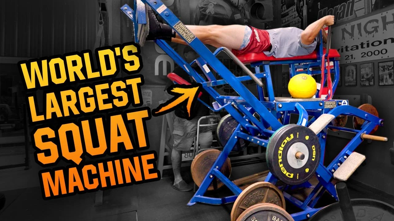  EXTREMELY Rare Hammer Strength H-Squat "Legasaurus"